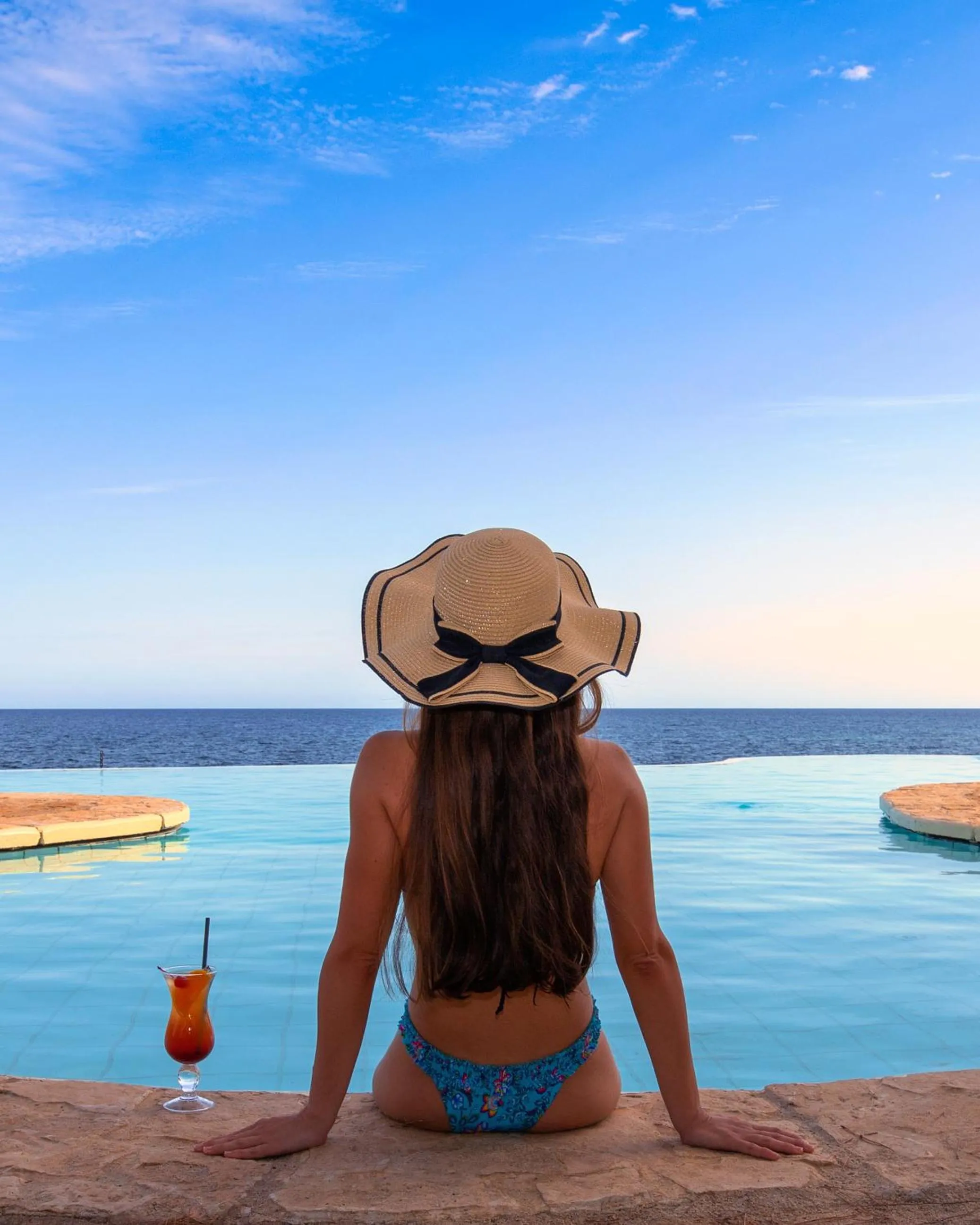 Pool view in Hotel Costa dei Fiori