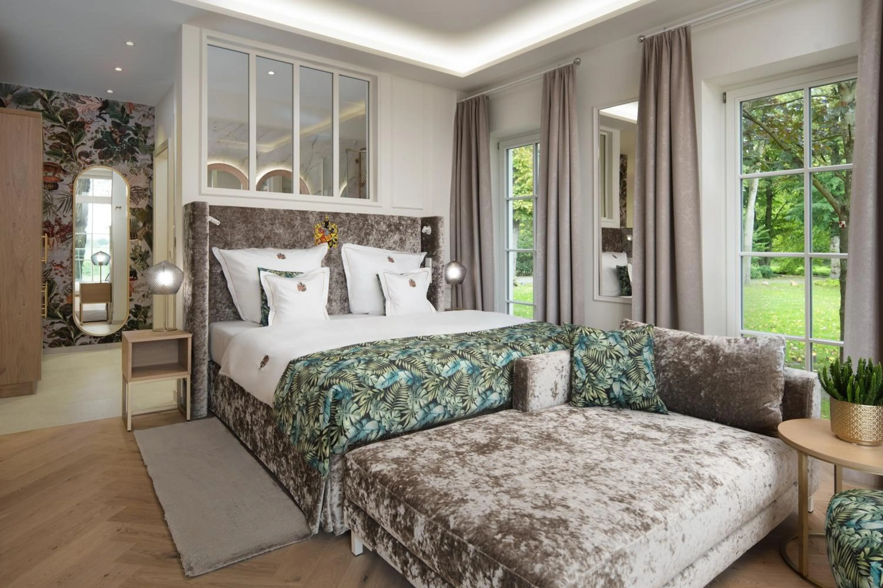 Bed in SCHLOSSRESIDENZ - Boutique Apartments & Hotel Suiten