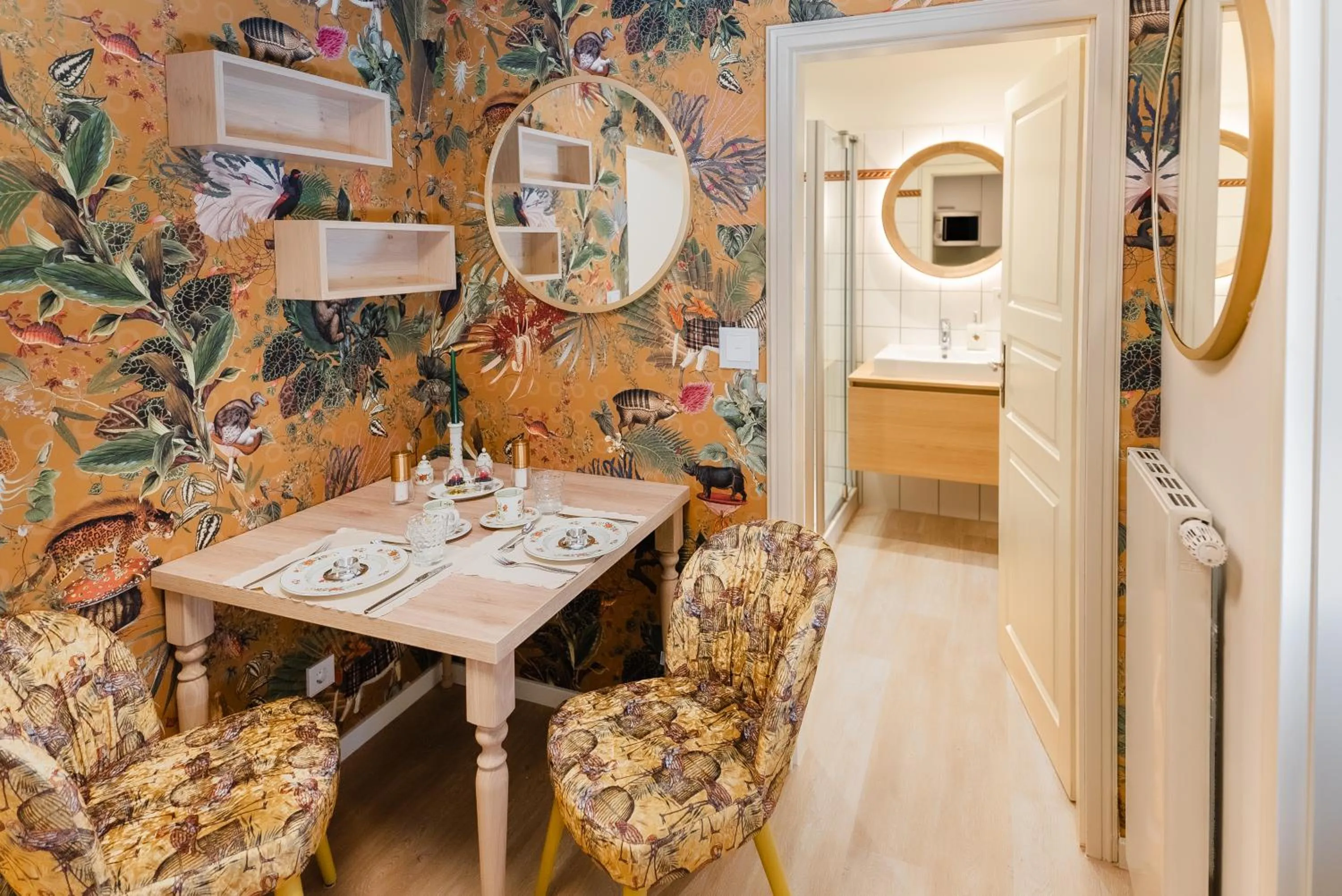 Seating area in SCHLOSSRESIDENZ - Boutique Apartments & Hotel Suiten