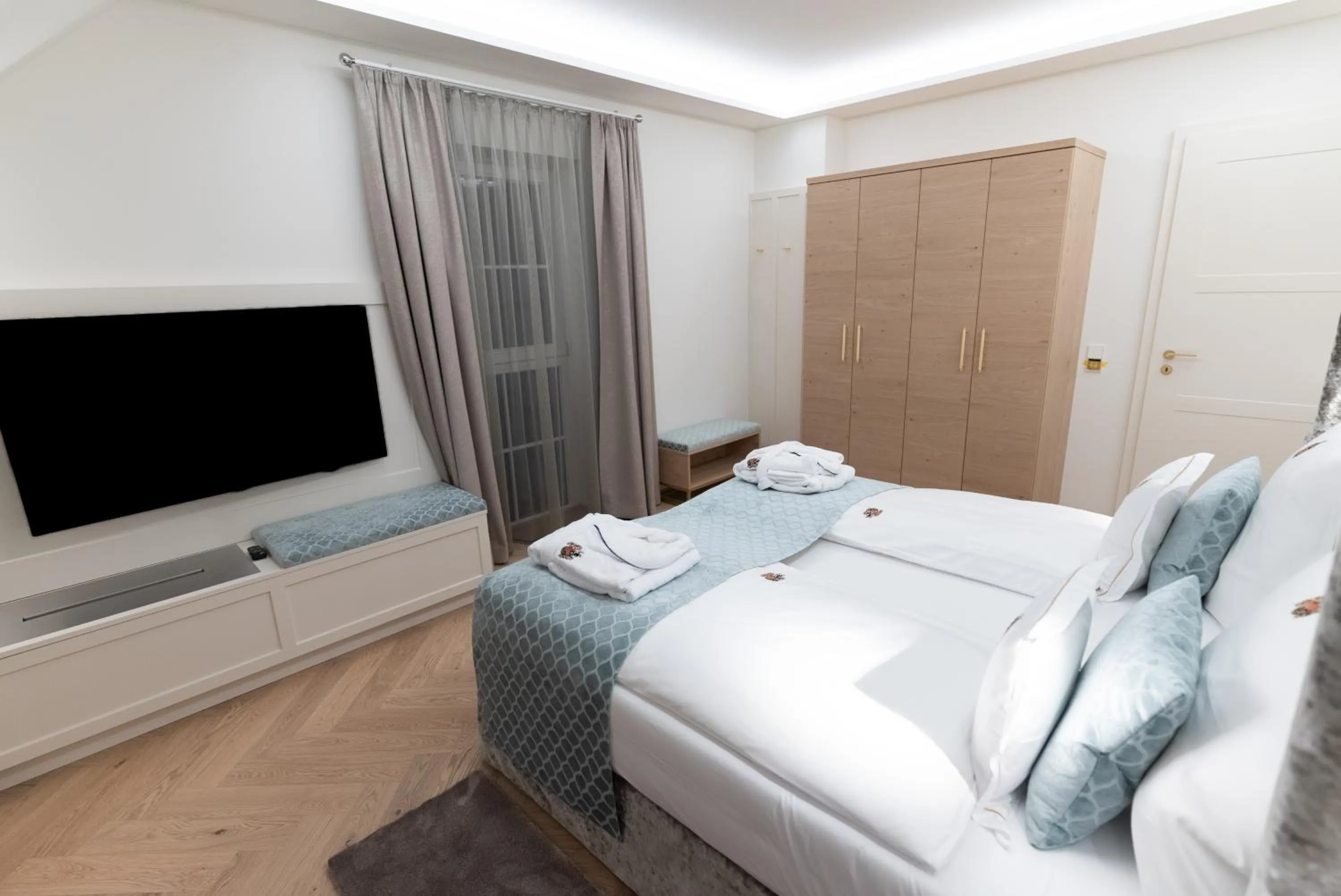 Bed in SCHLOSSRESIDENZ - Boutique Apartments & Hotel Suiten