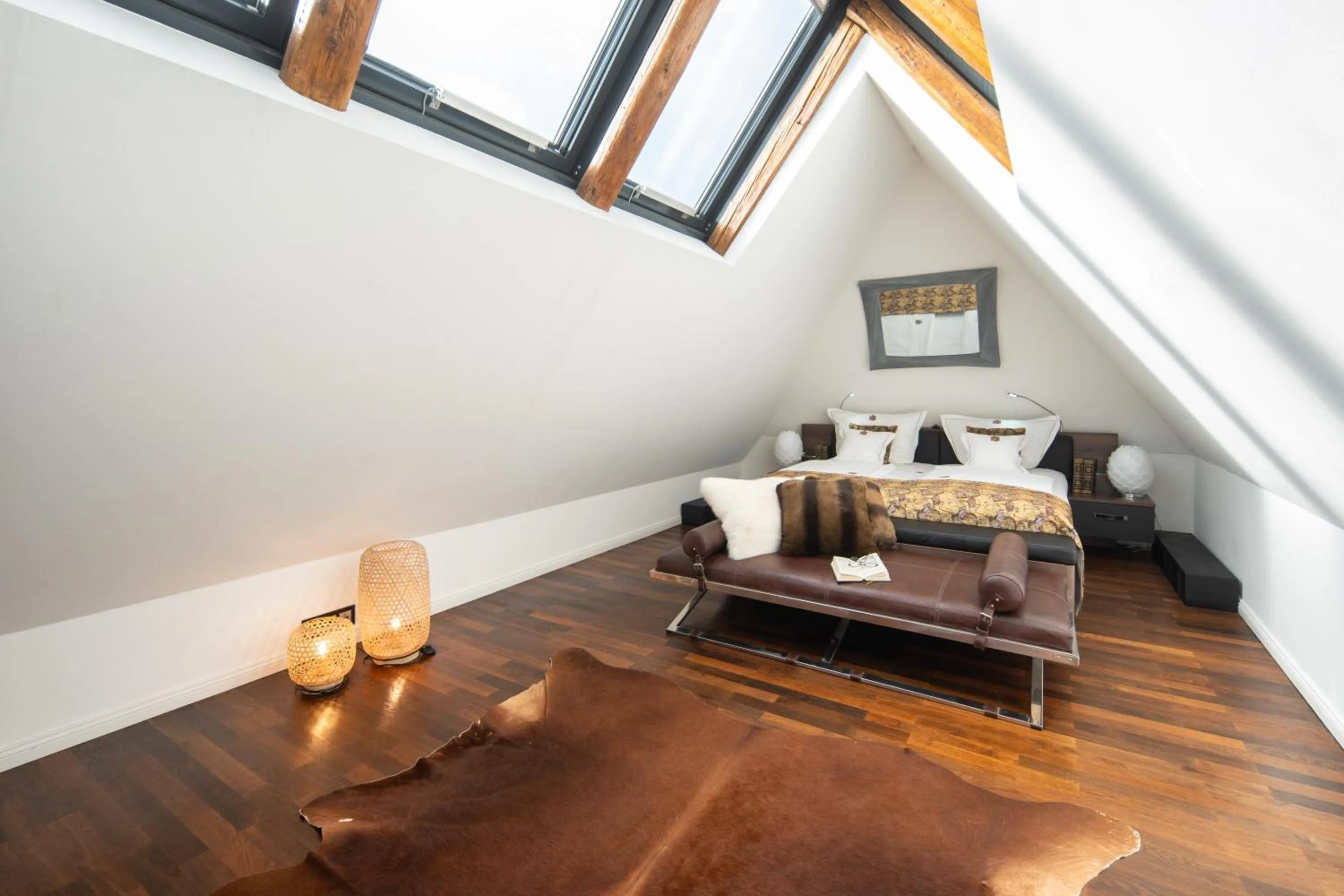 Bed in SCHLOSSRESIDENZ - Boutique Apartments & Hotel Suiten