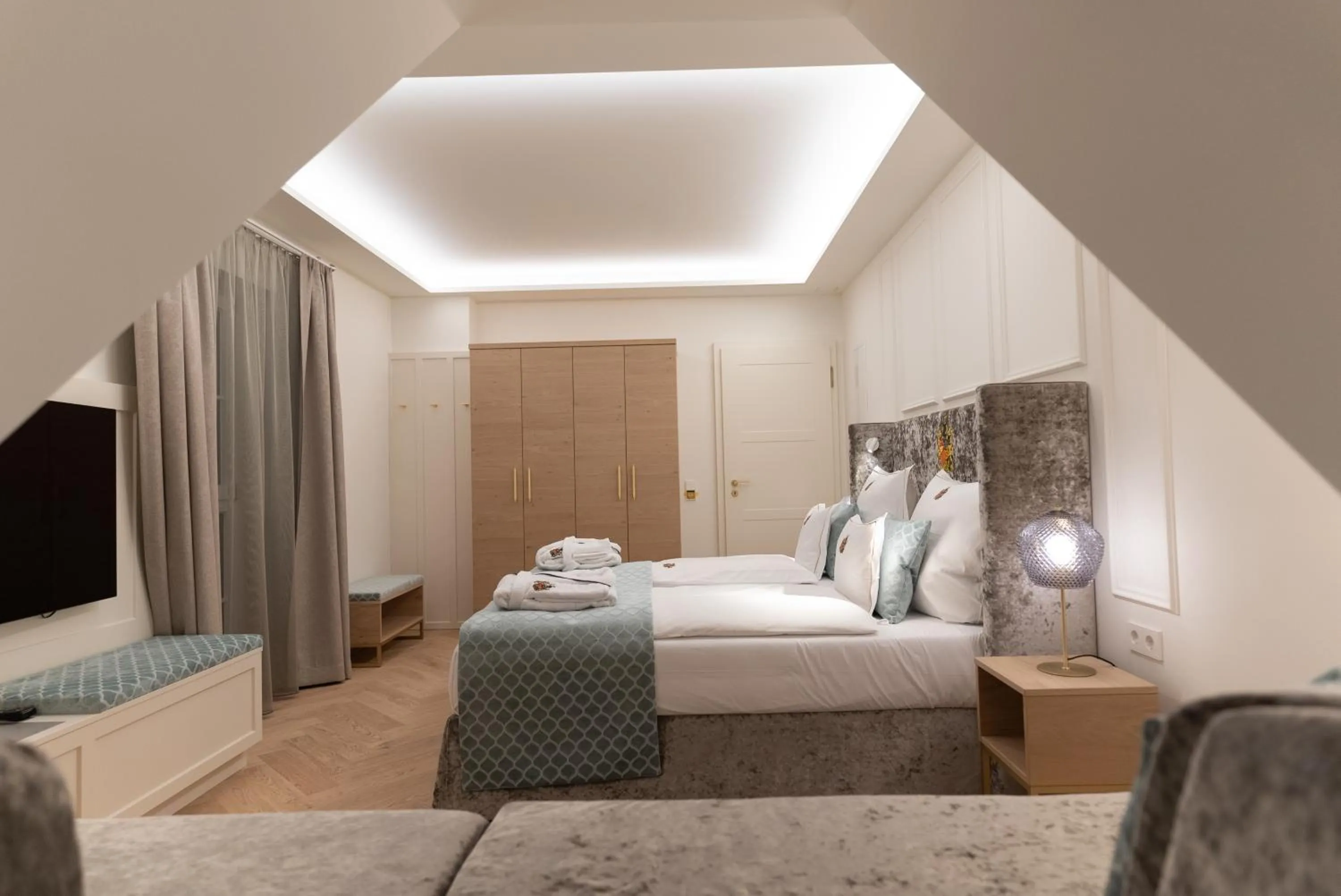 Bedroom, Bed in SCHLOSSRESIDENZ - Boutique Apartments & Hotel Suiten