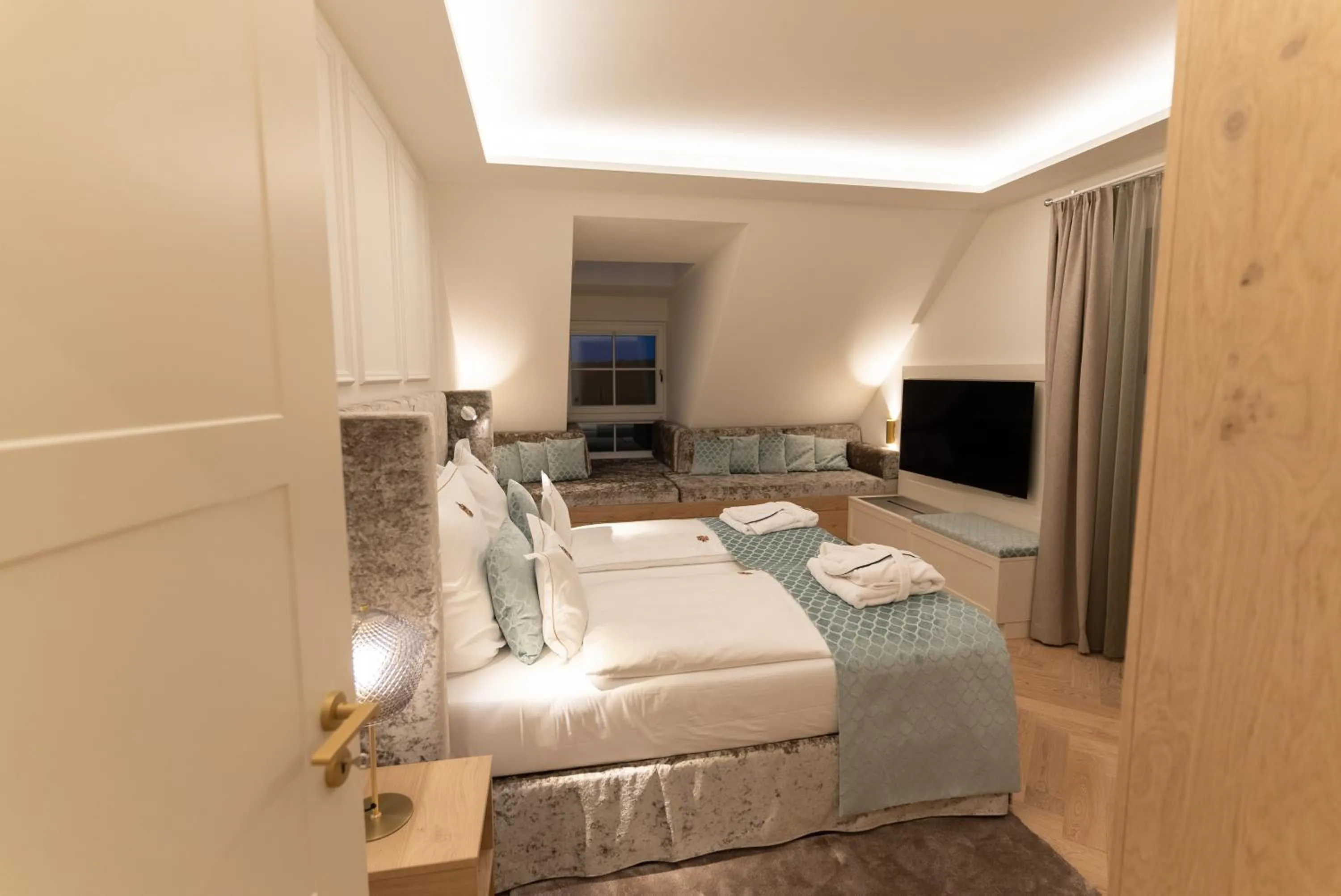 Bed in SCHLOSSRESIDENZ - Boutique Apartments & Hotel Suiten