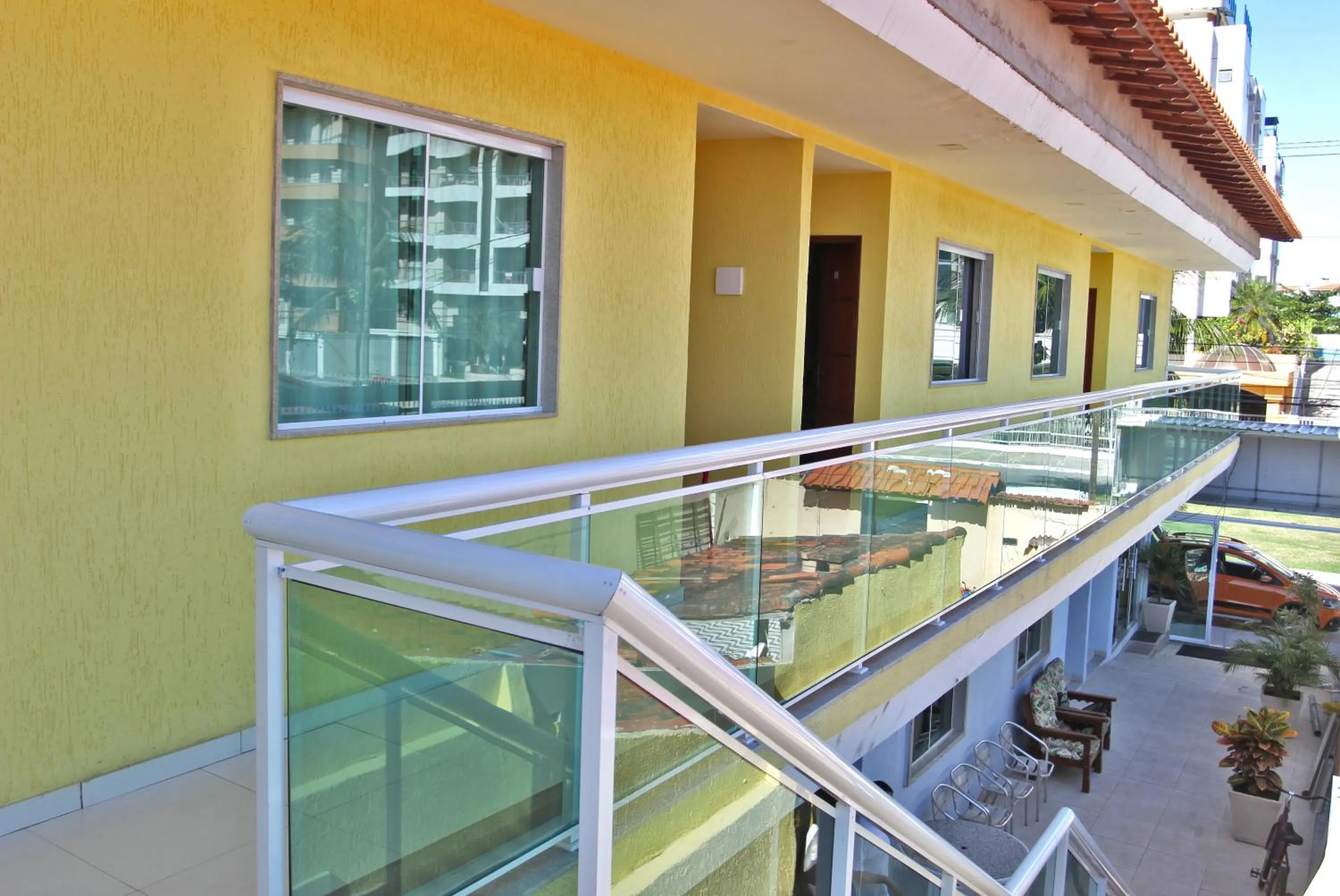 Balcony/Terrace in MDJ Suítes