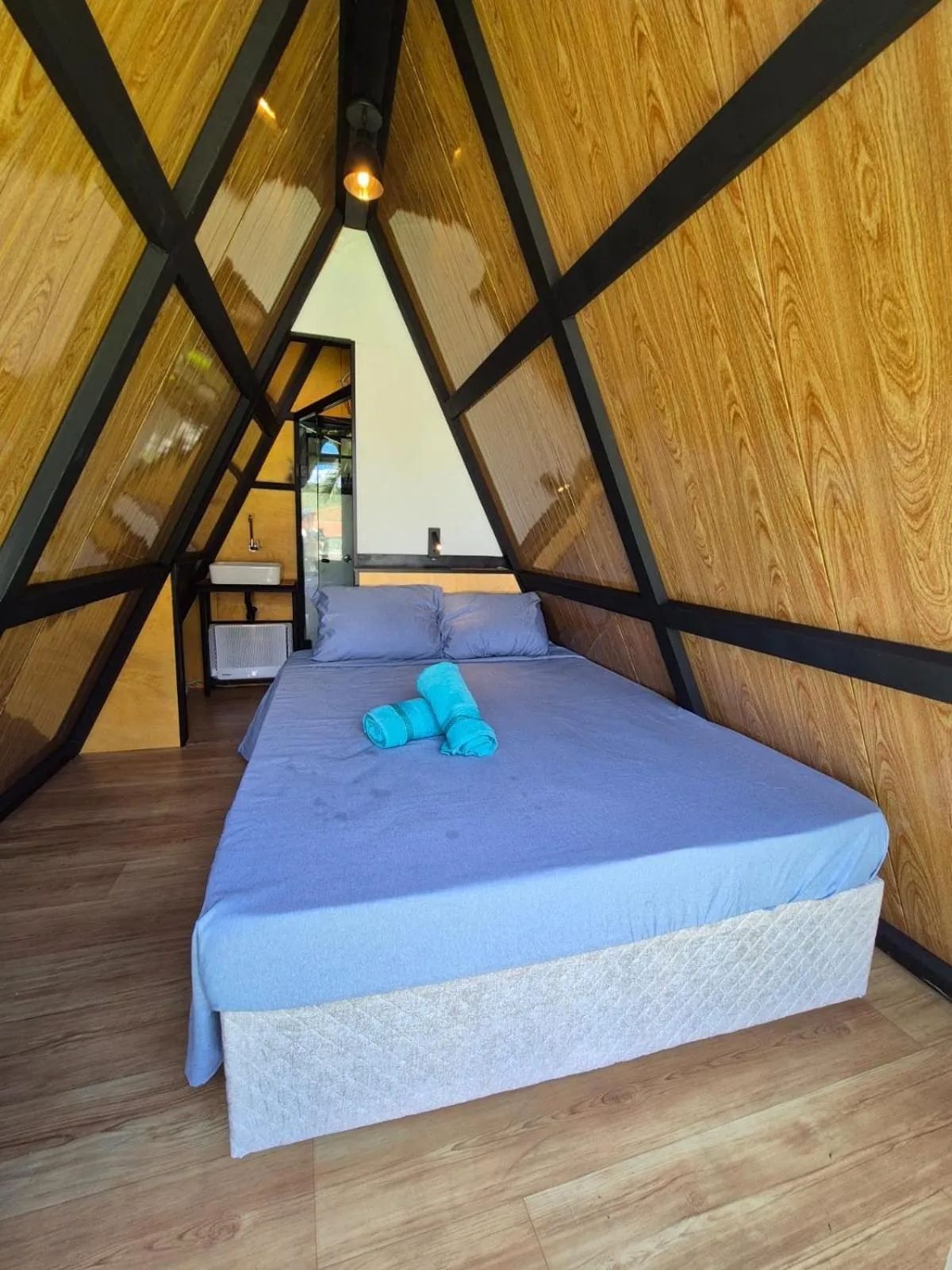 Bed in Camping & Cabanas Ilhabela