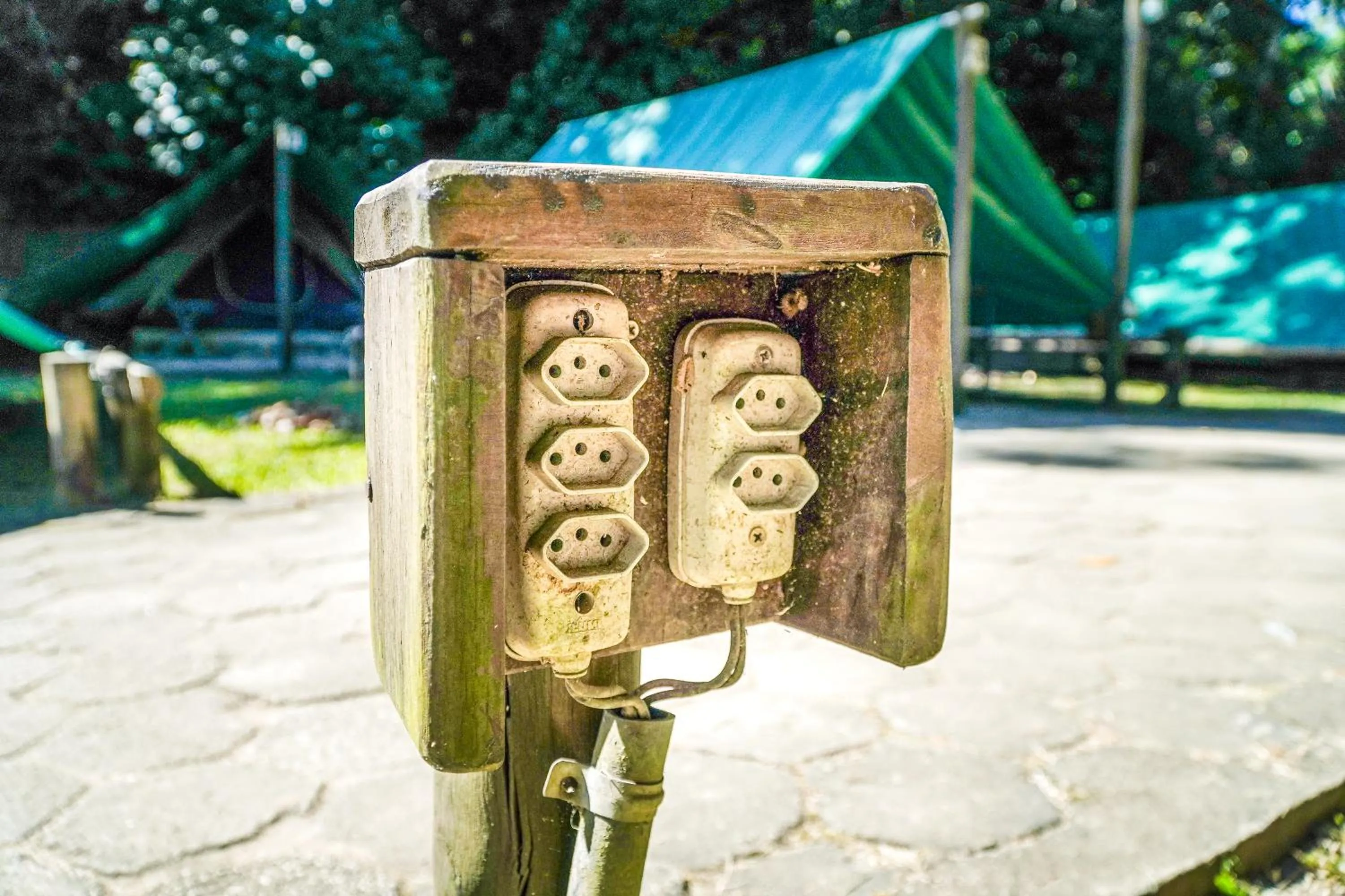 Area and facilities in Camping & Cabanas Ilhabela