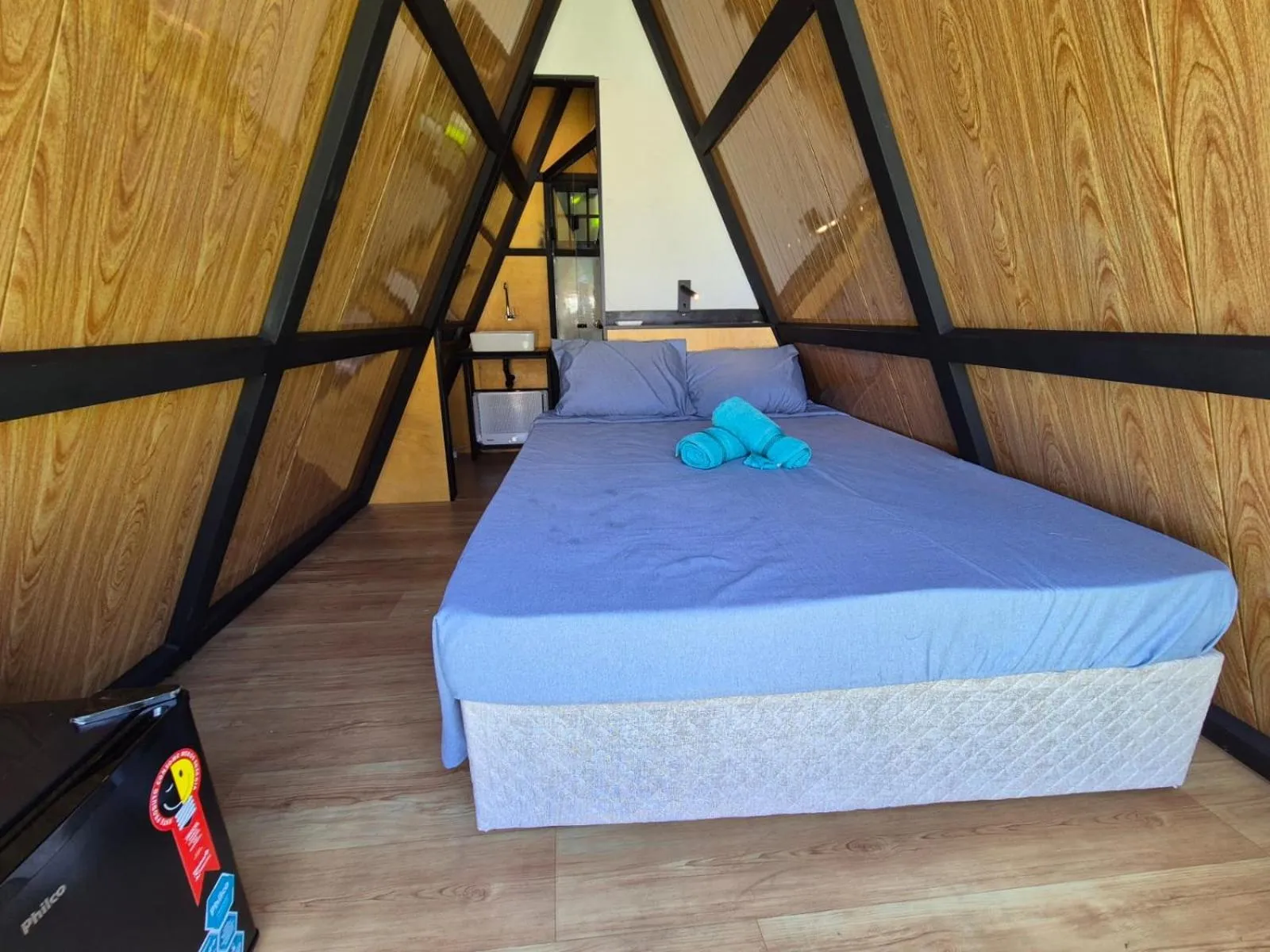 Bed in Camping & Cabanas Ilhabela
