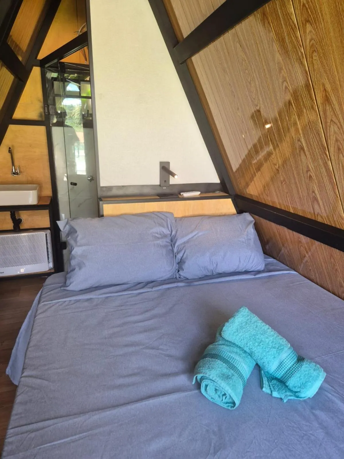 Bed in Camping & Cabanas Ilhabela