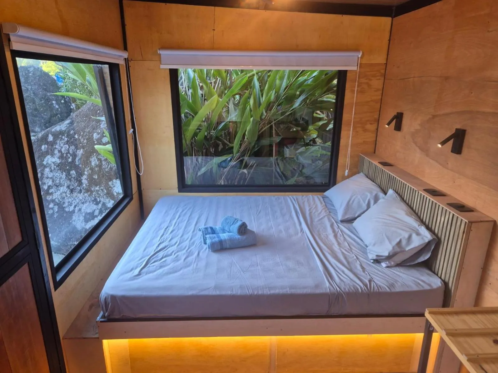 Bed in Camping & Cabanas Ilhabela