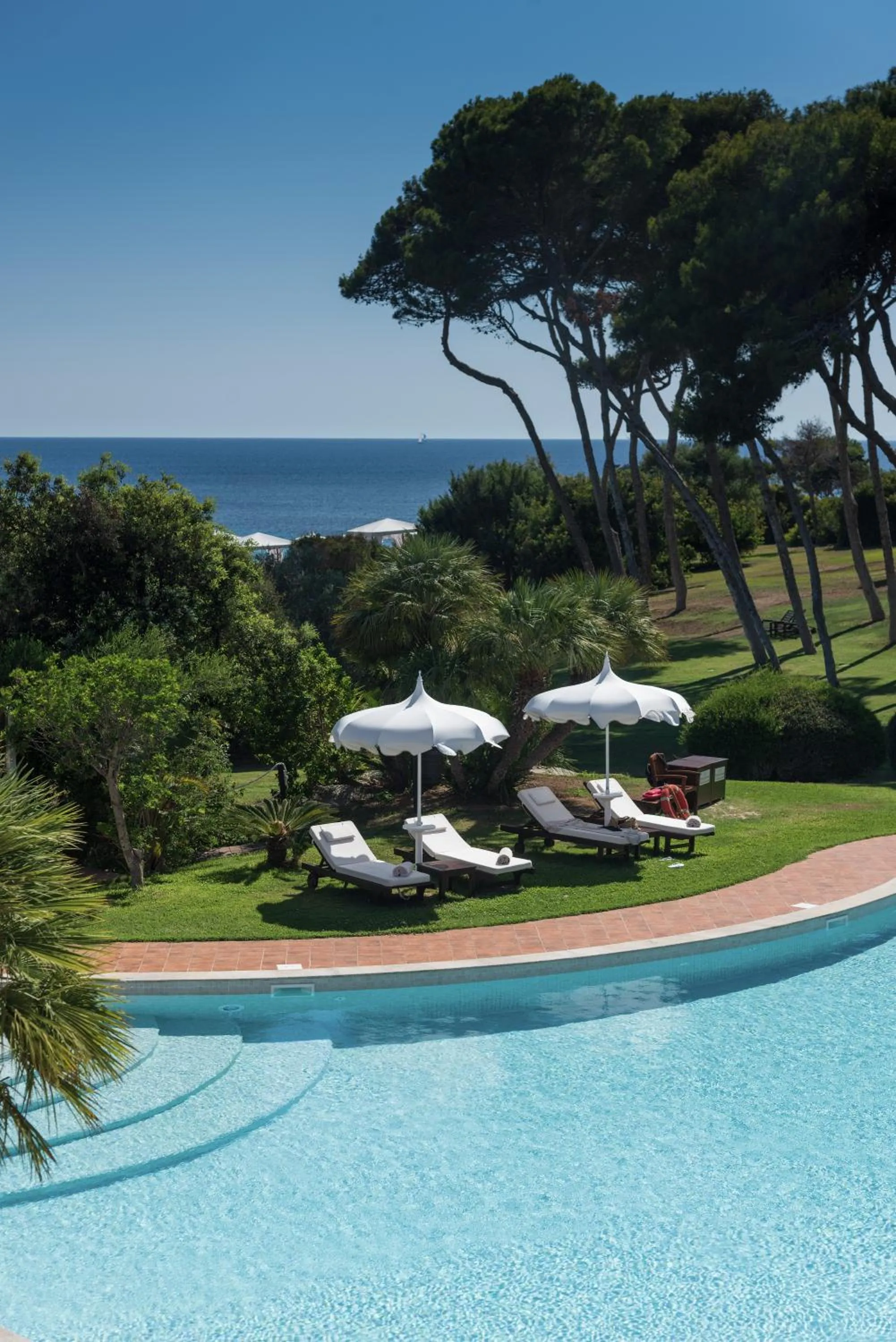 Pool view in Hotel Cala Caterina