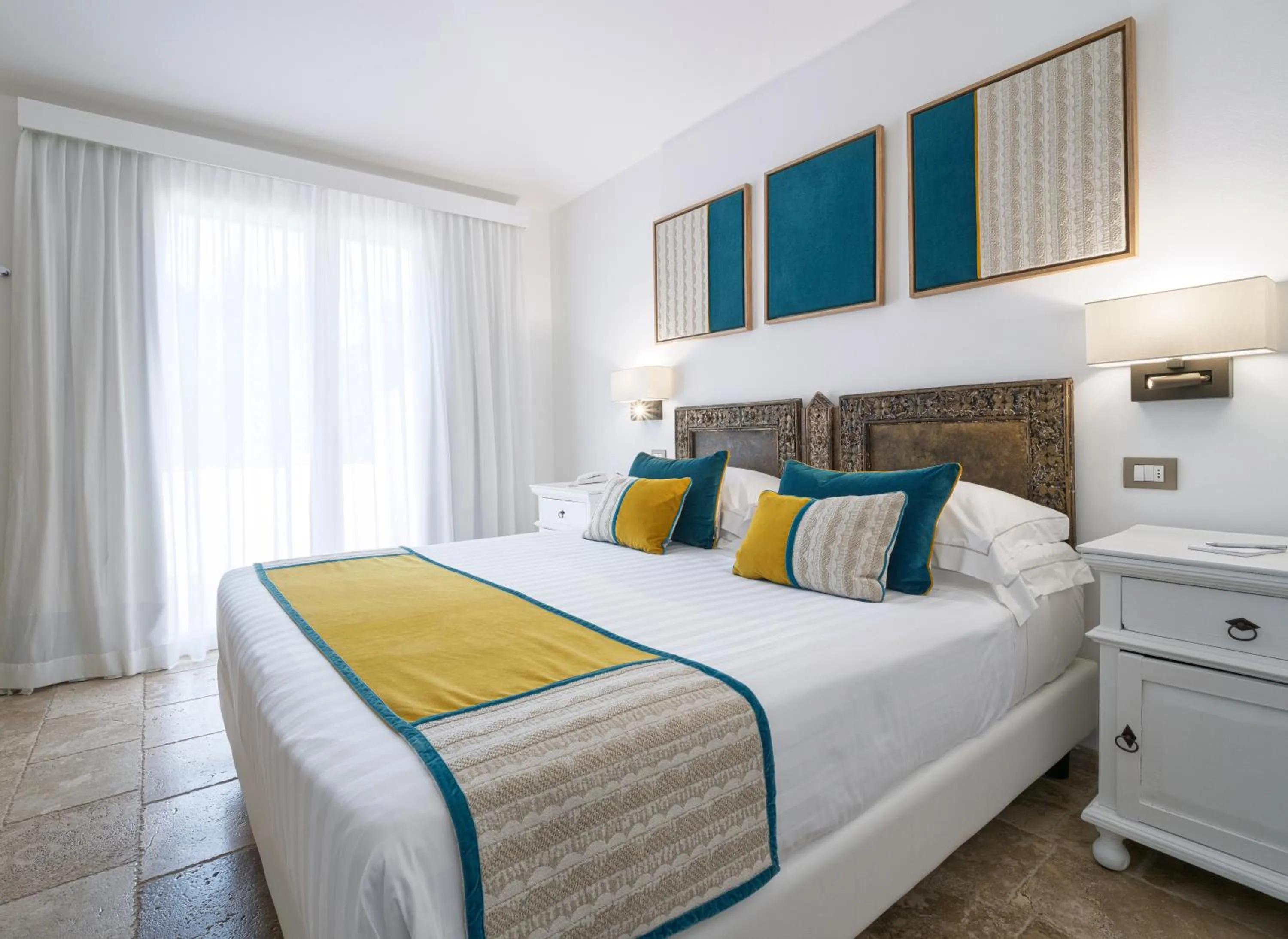 Bedroom, Bed in Hotel Cala Caterina