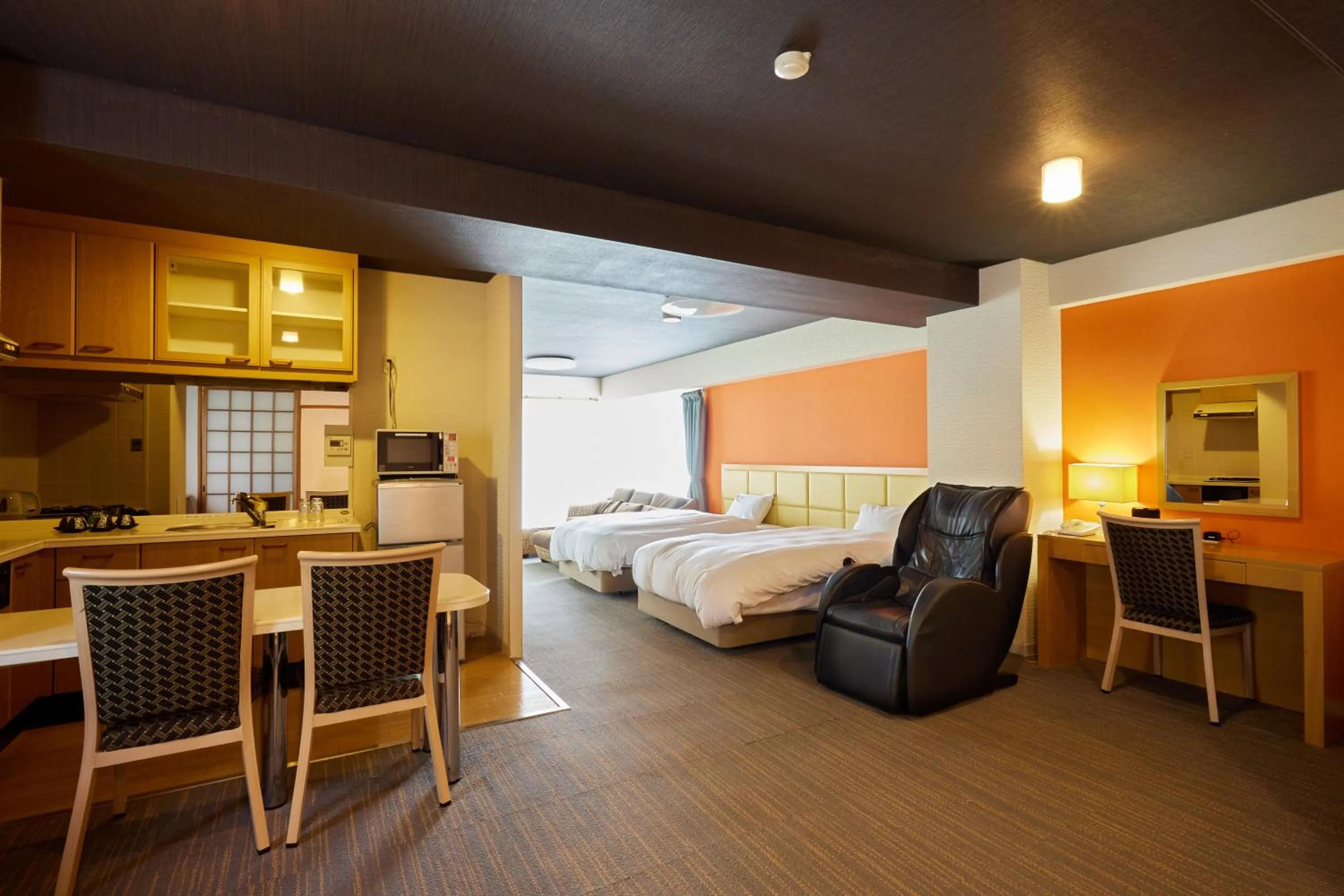 Bed in Reyzenit Kinosaki Suite VILLA