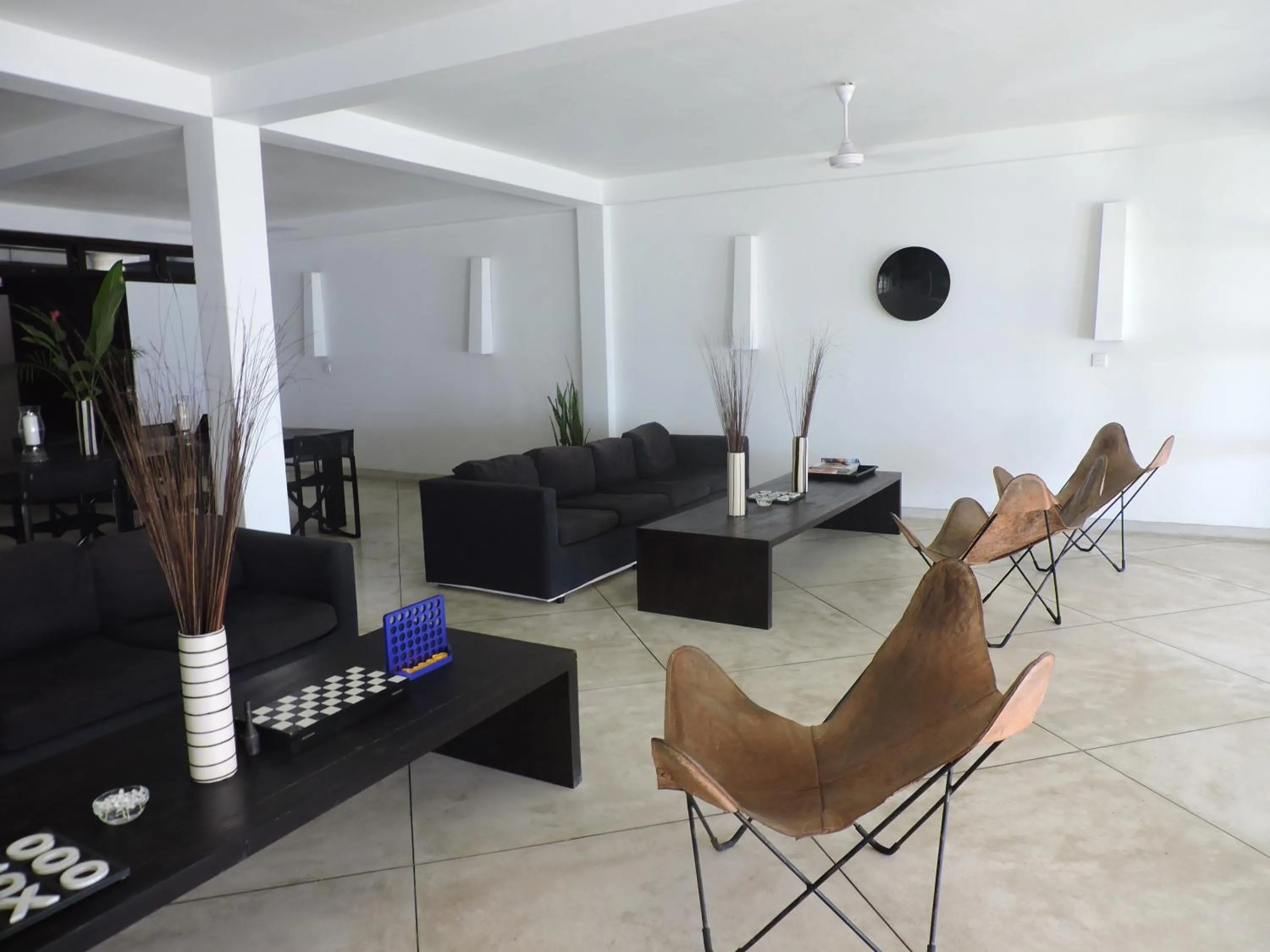 Living room in Galle Henna Beach House