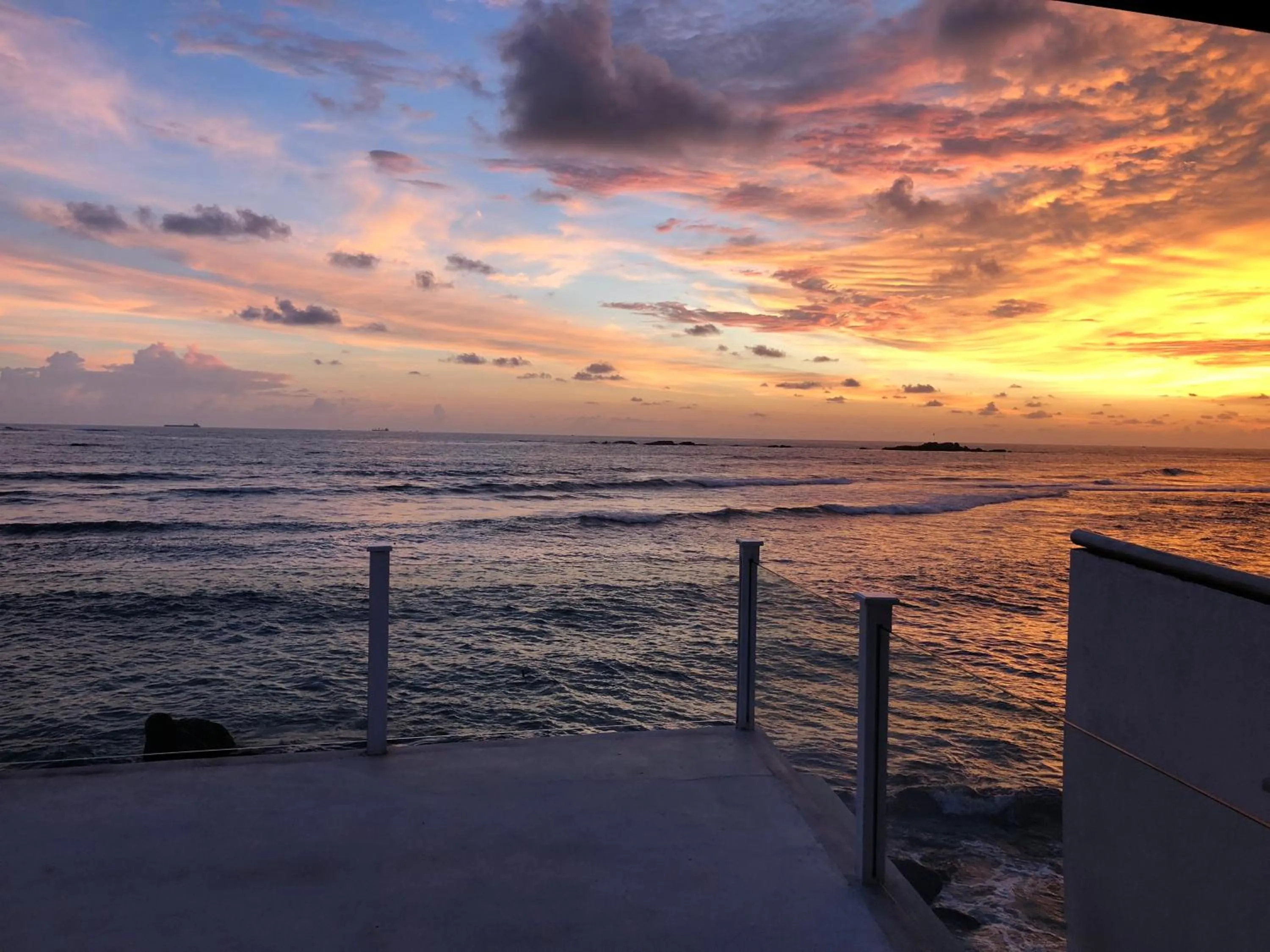 Balcony/Terrace in Galle Henna Beach House