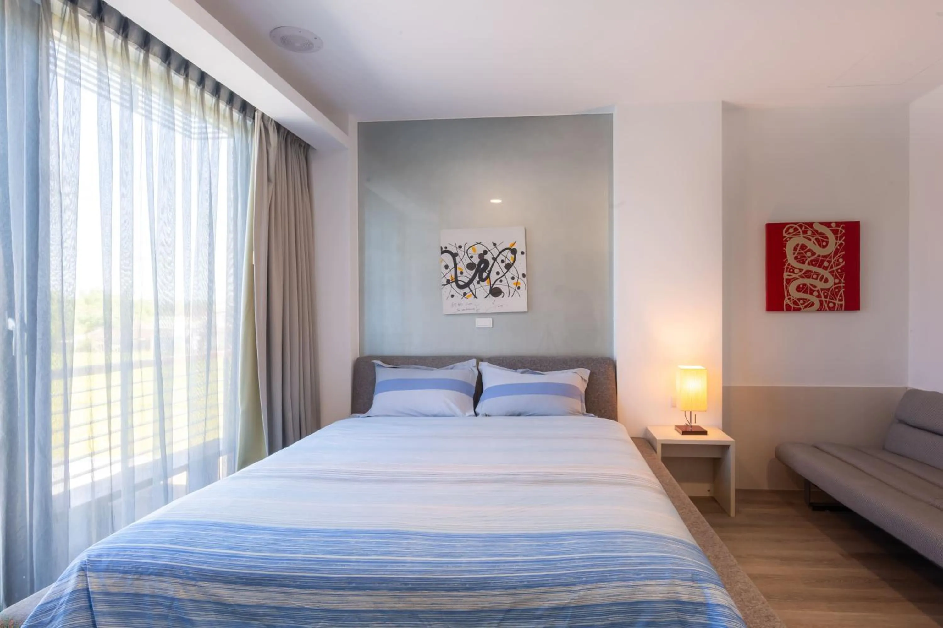 Bedroom, Bed in The Designer's House