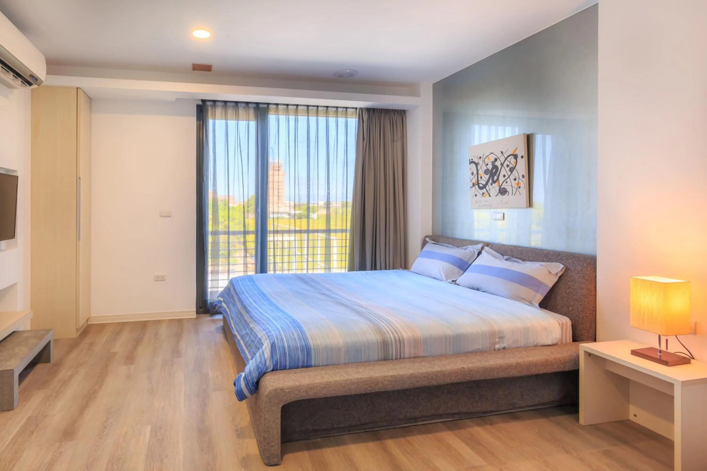 Bedroom, Bed in The Designer's House