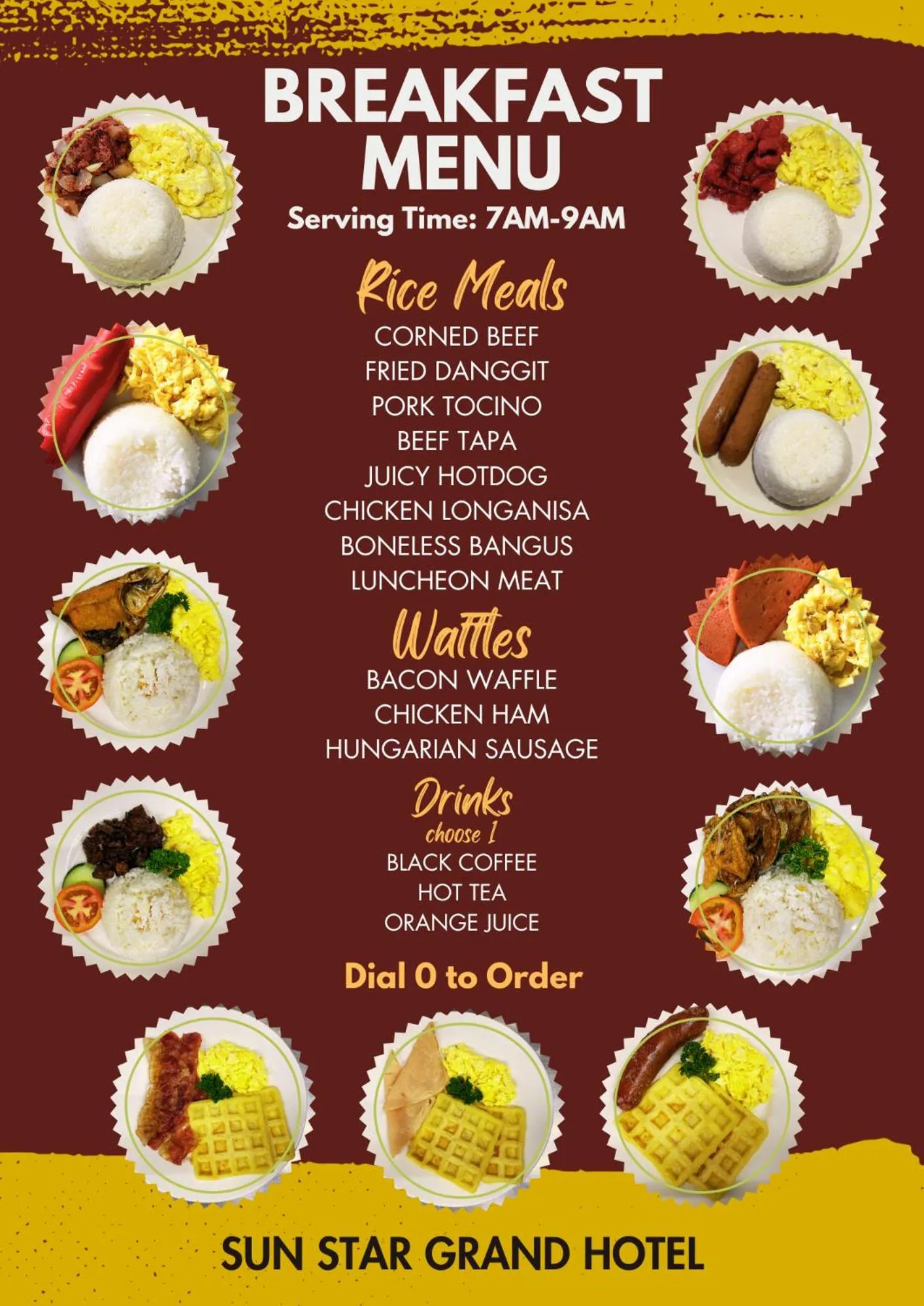 Breakfast in Sun Star Grand Hotel