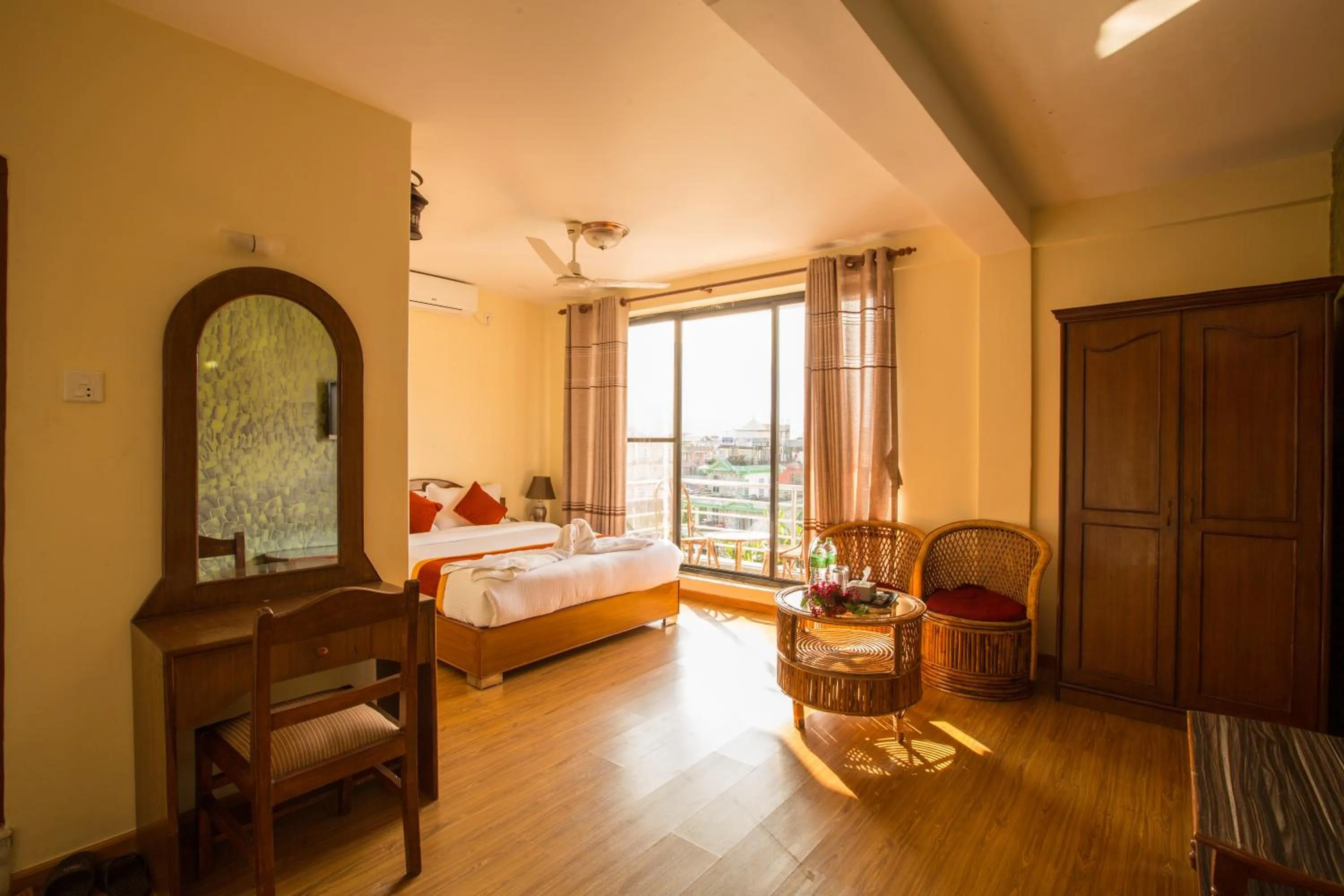Photo of the whole room, Bed in Hotel Pokhara View