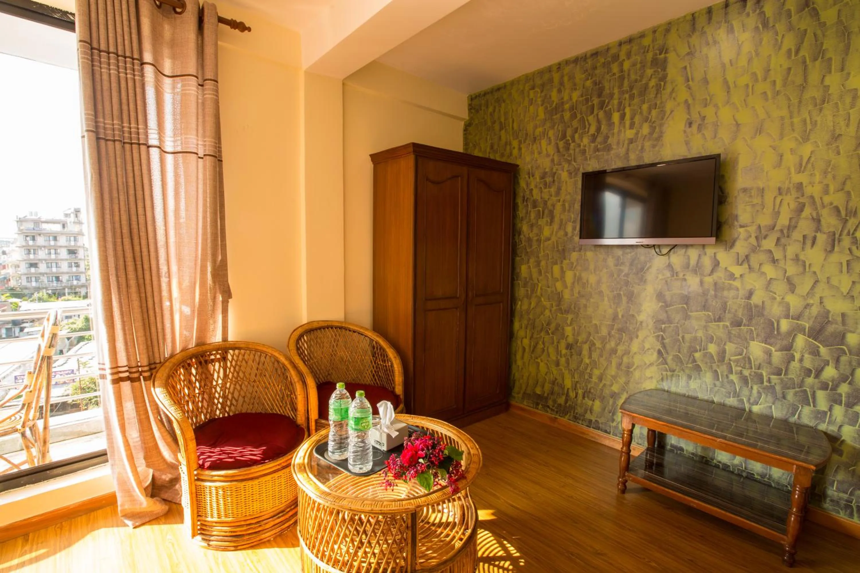 Living room in Hotel Pokhara View