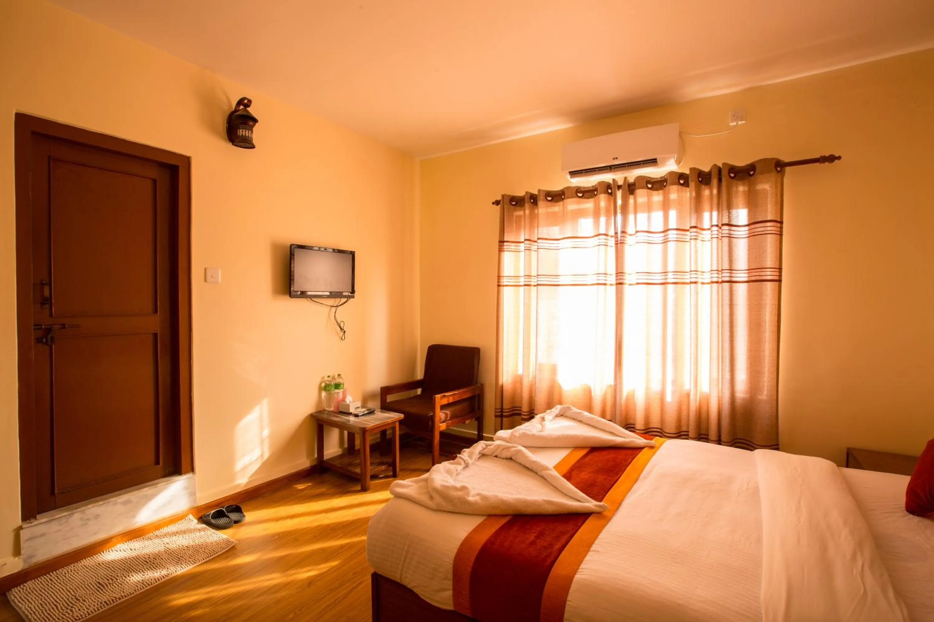 Photo of the whole room, Bed in Hotel Pokhara View