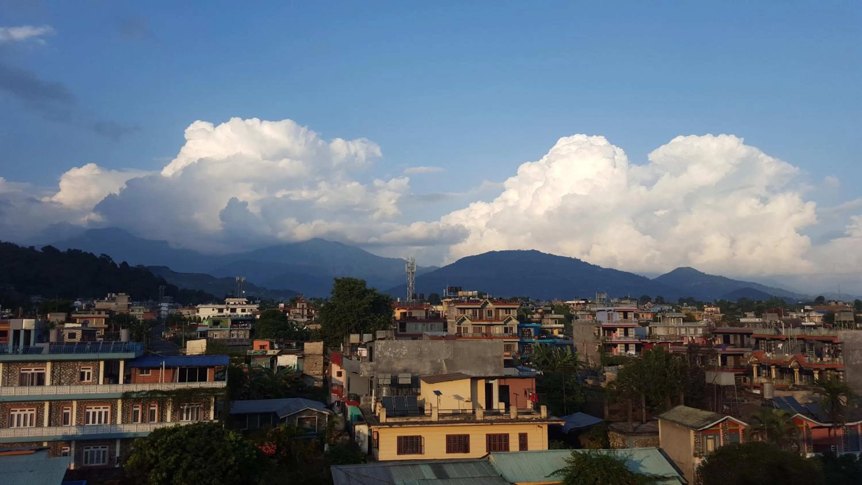 Mountain view in Hotel Pokhara View