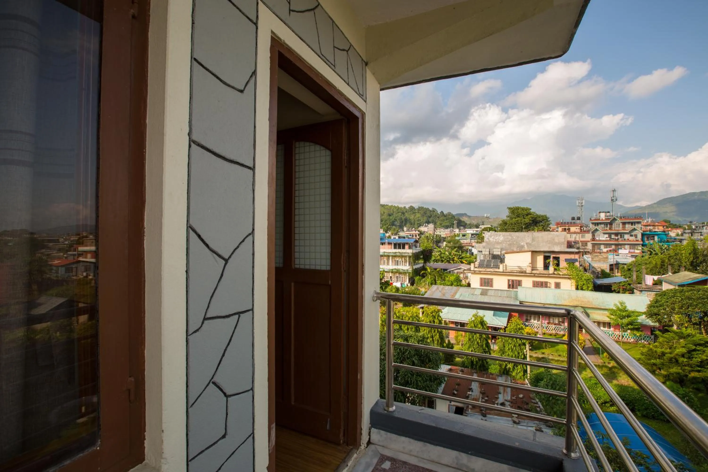 Balcony/Terrace in Hotel Pokhara View