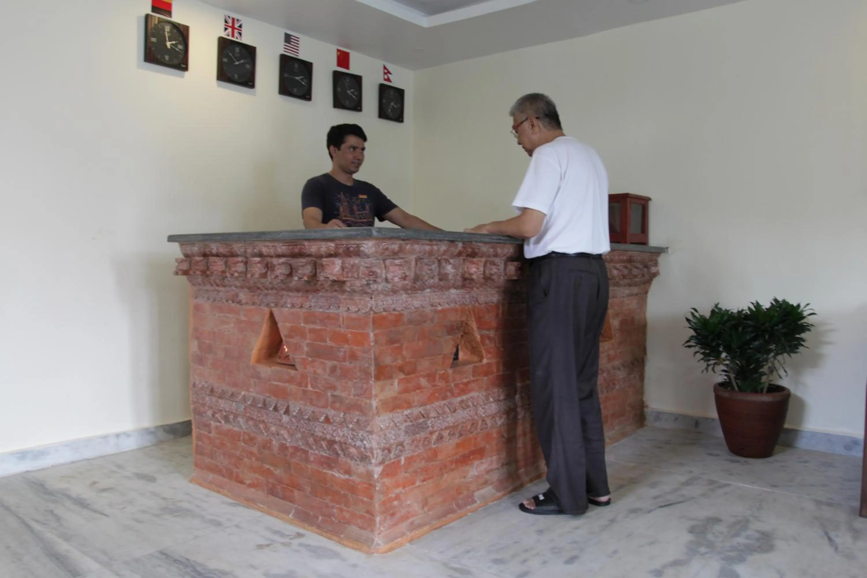 Lobby or reception in Hotel Pokhara View
