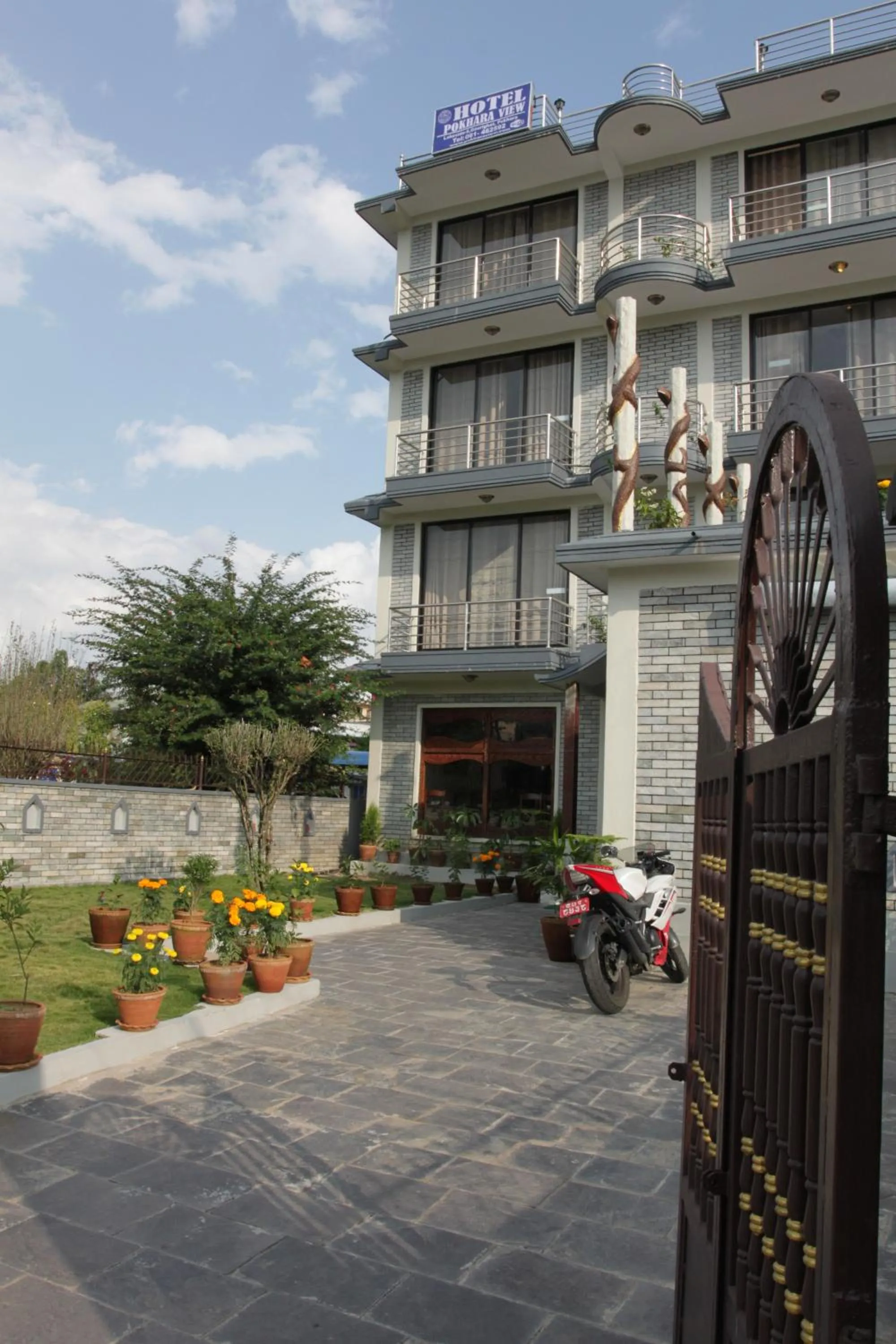Facade/entrance in Hotel Pokhara View