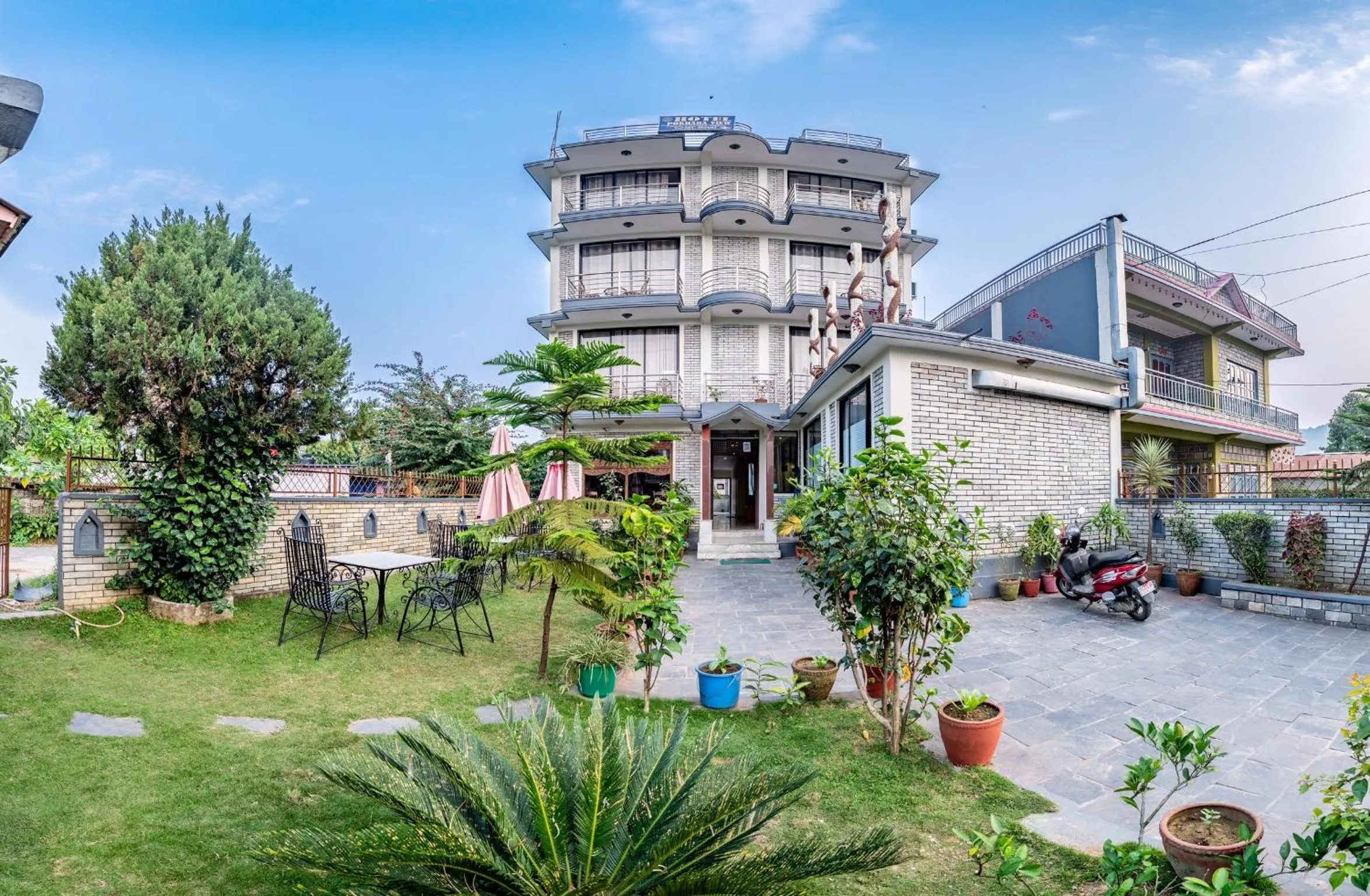 Property building in Hotel Pokhara View