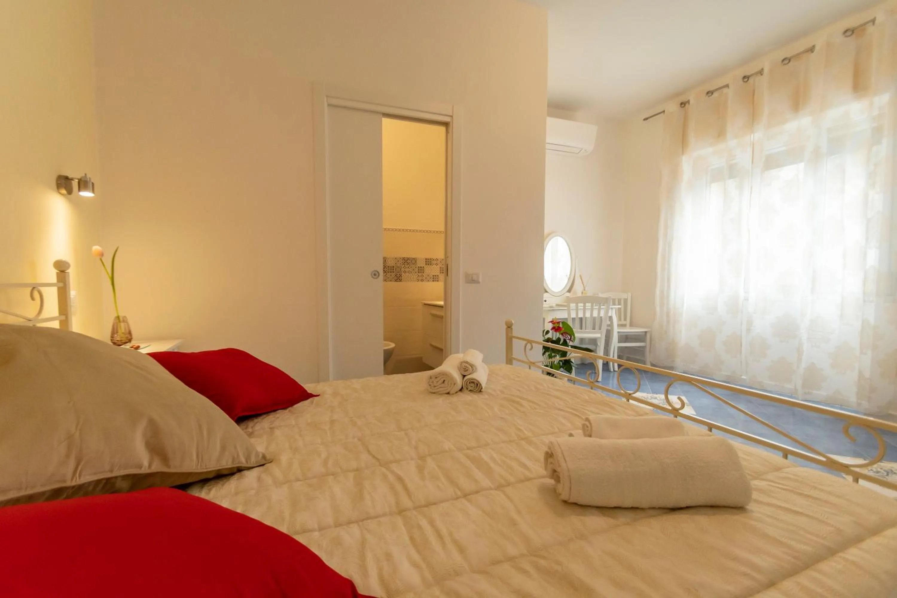 Bed in B&B Posidonia