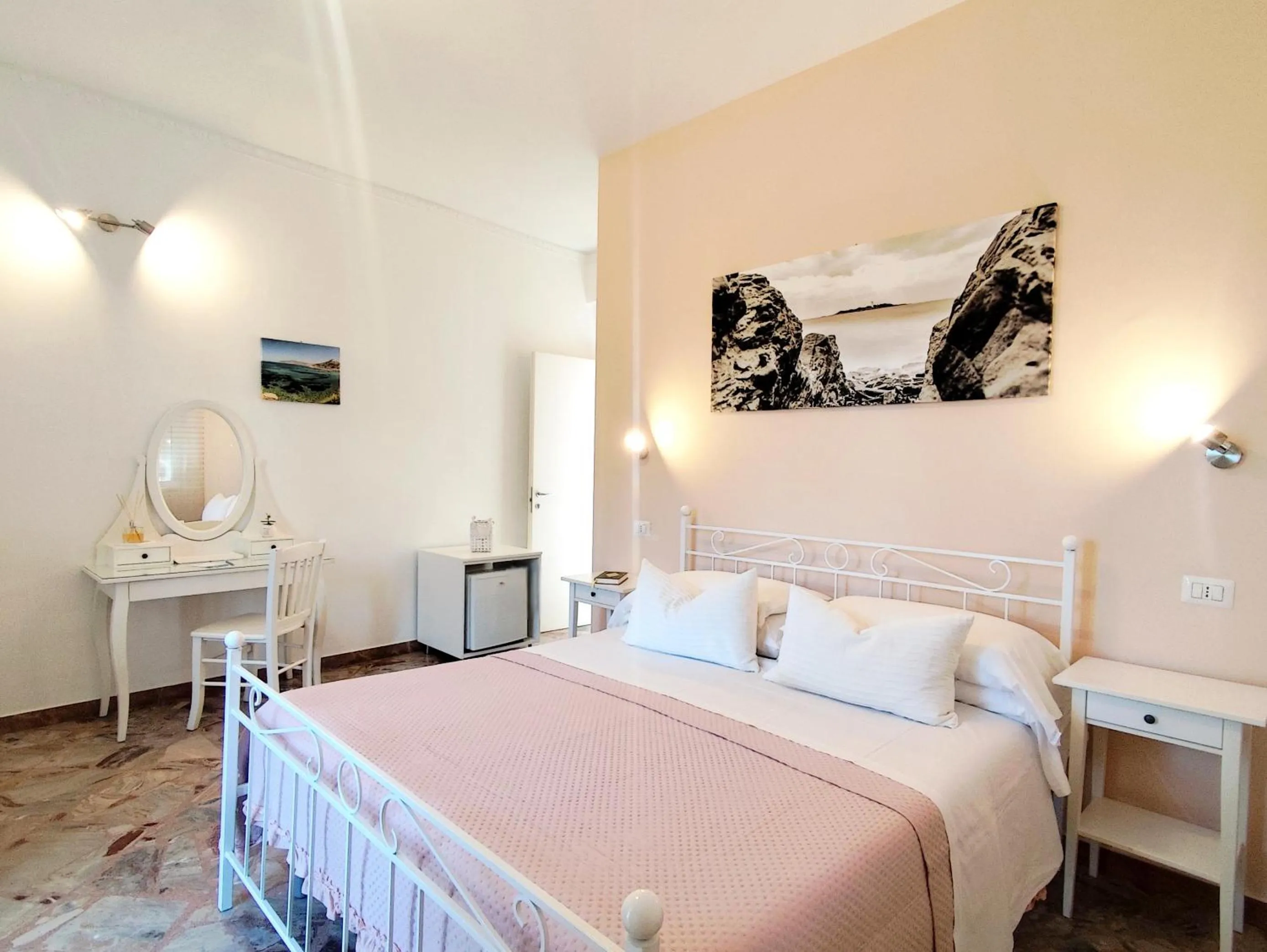 Bed in B&B Posidonia