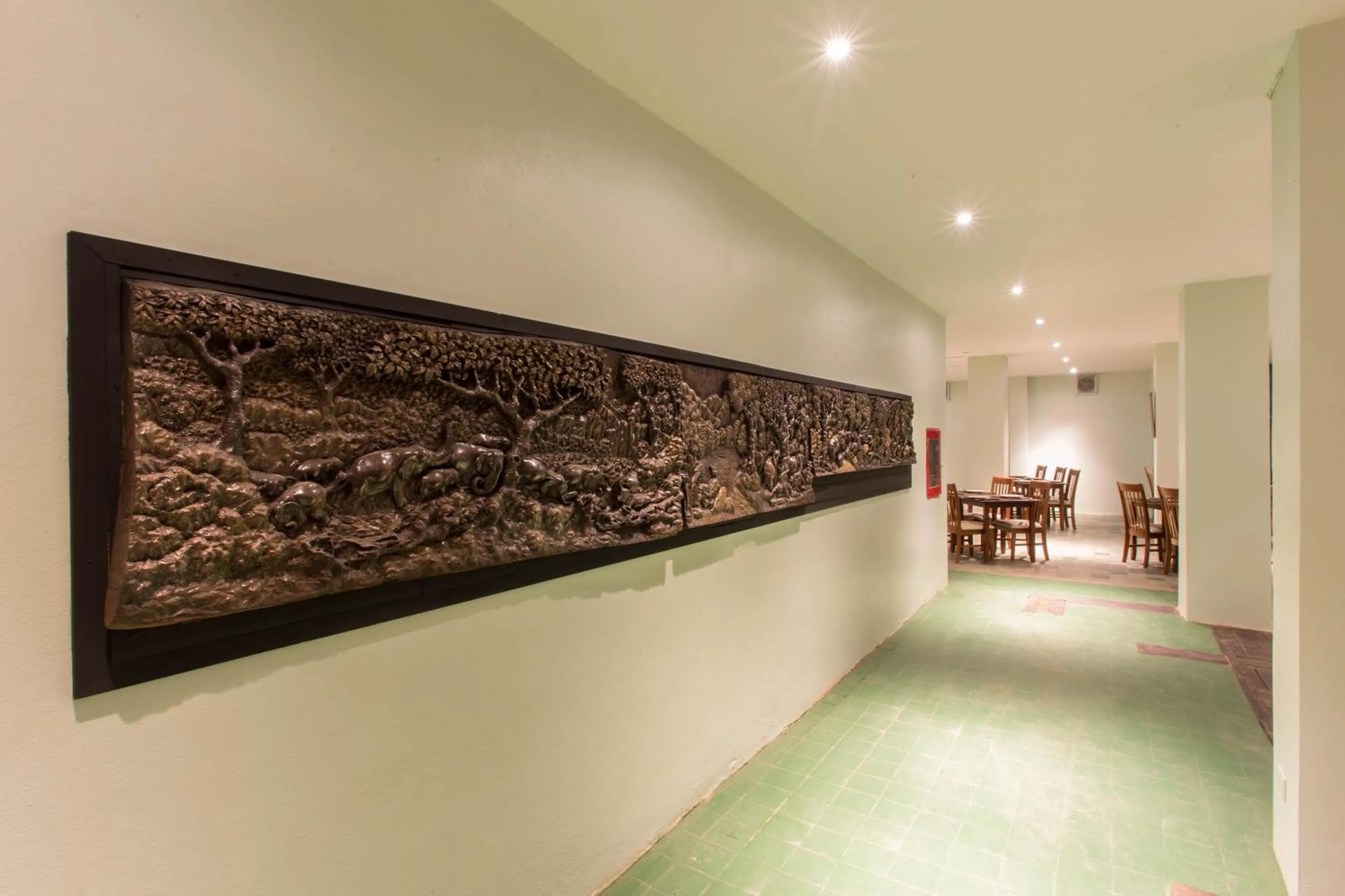 Decorative detail in A Hotel Budget