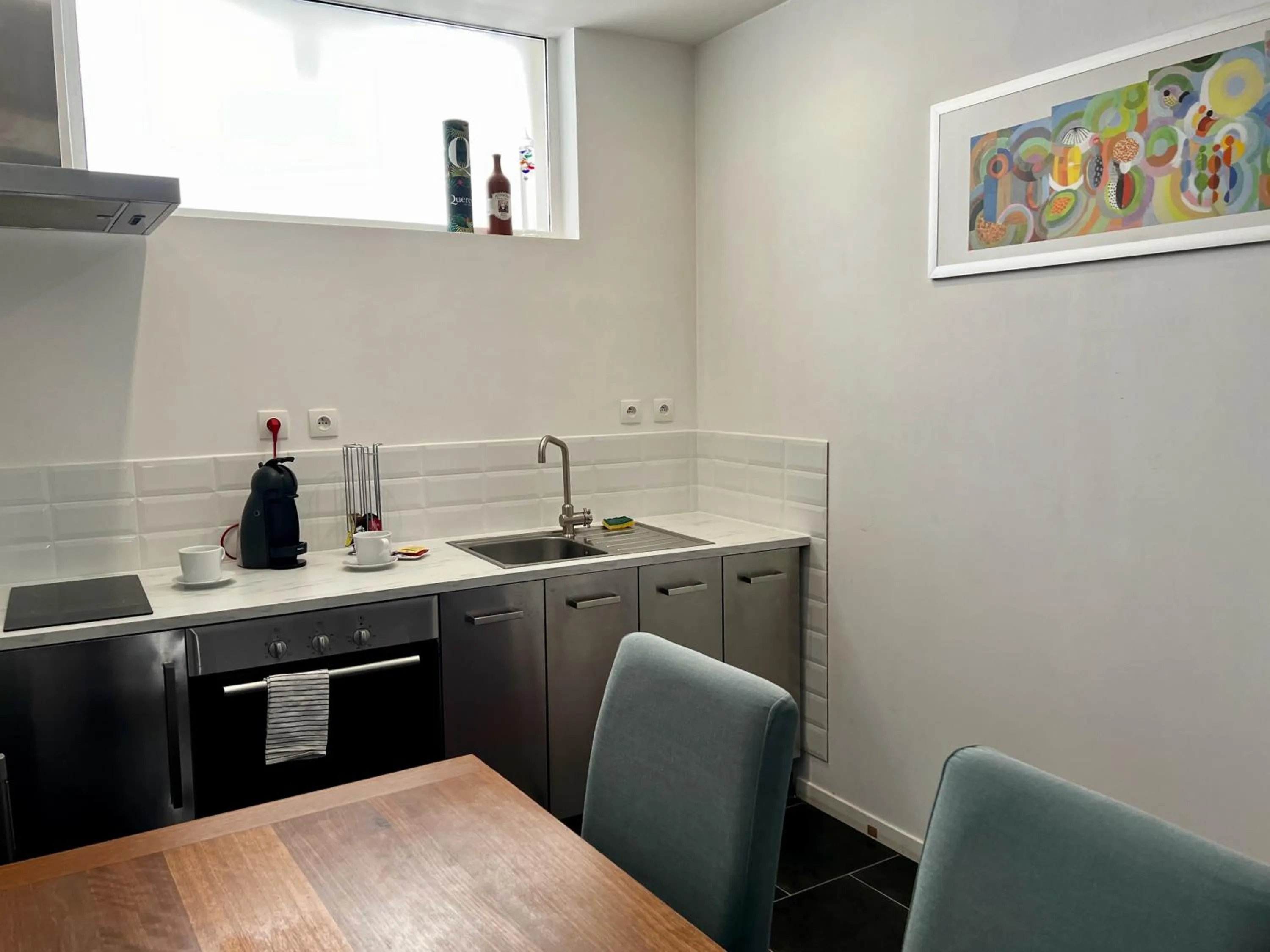 Kitchen or kitchenette in Les Pénates de Loire