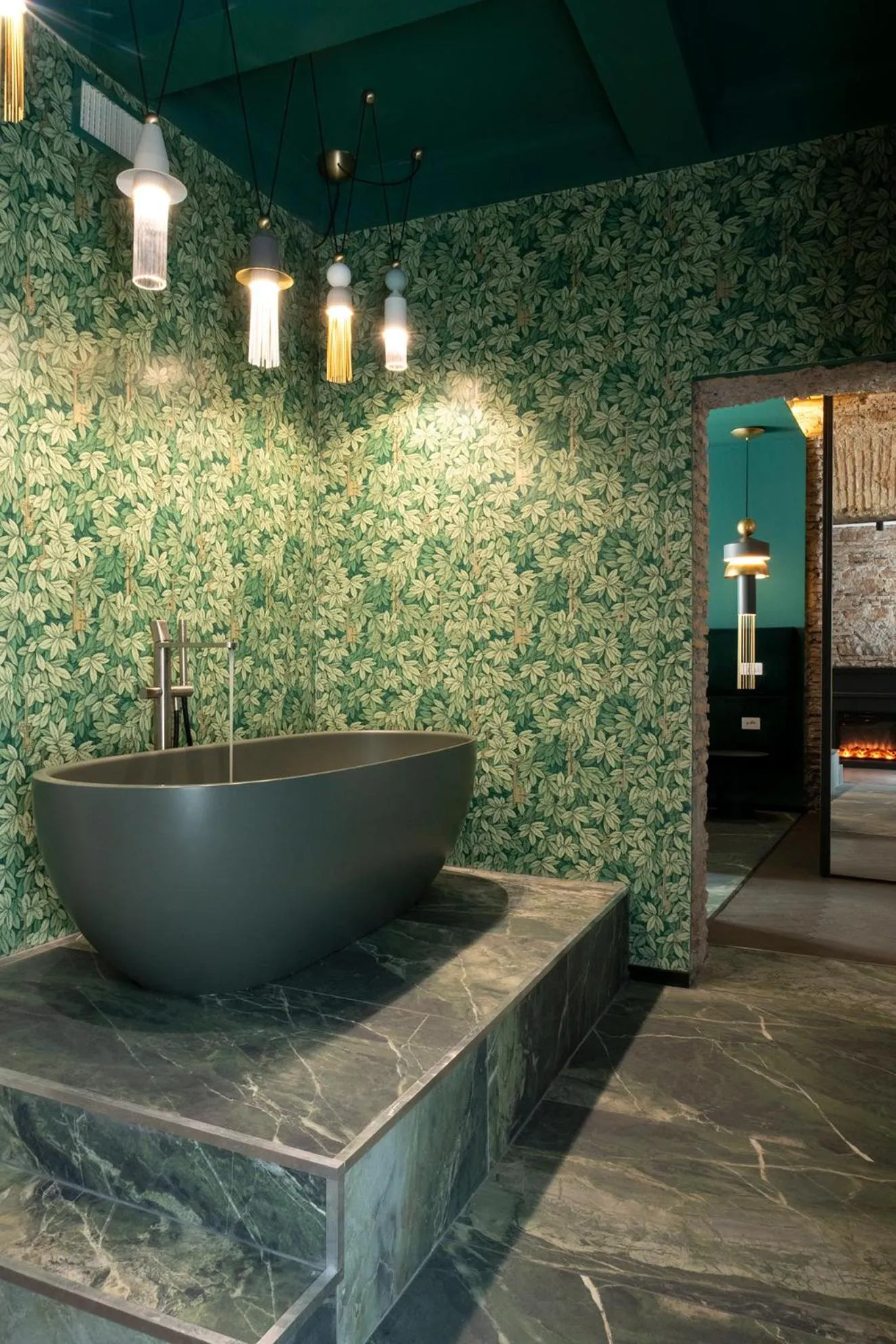 Bath in Colonna Suite Del Corso