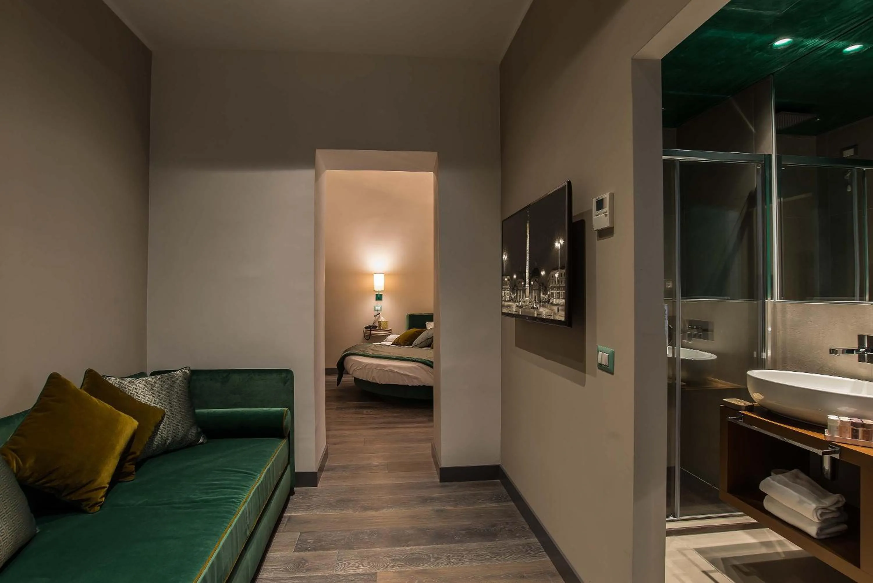 Bedroom, Bed in Colonna Suite Del Corso