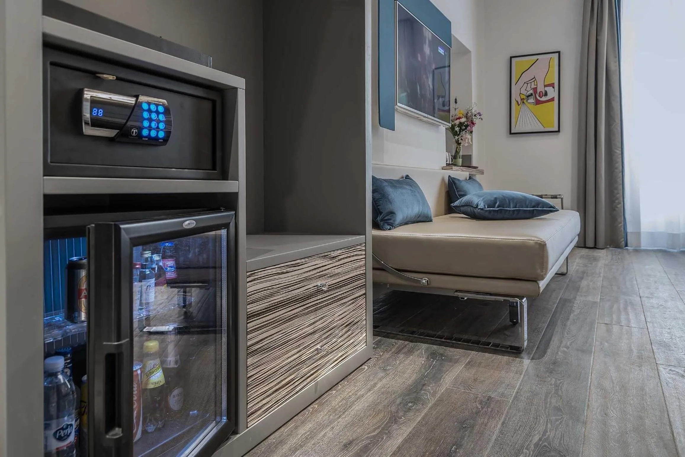 Living room, Bed in Colonna Suite Del Corso