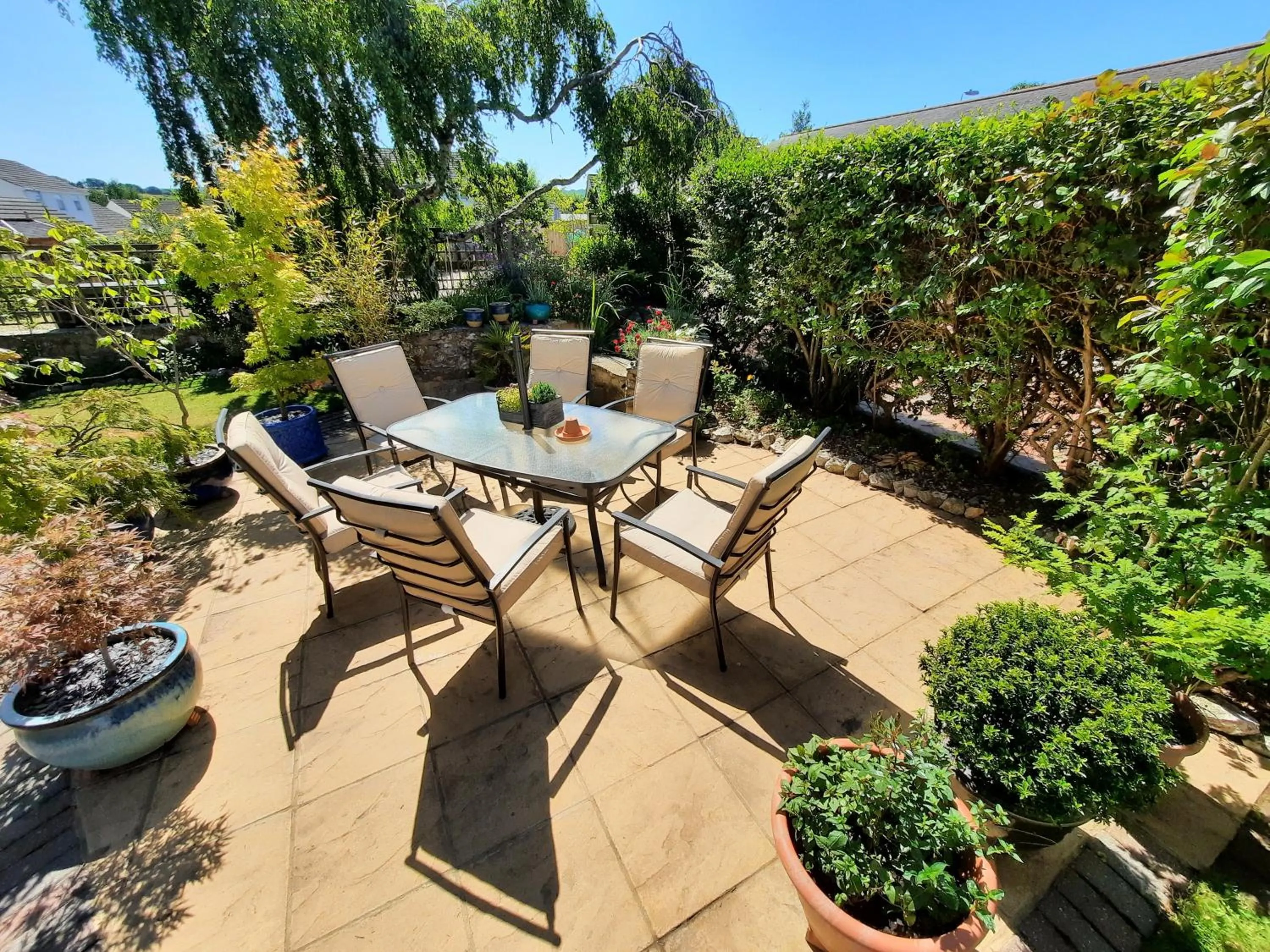 Patio in The White Cottage