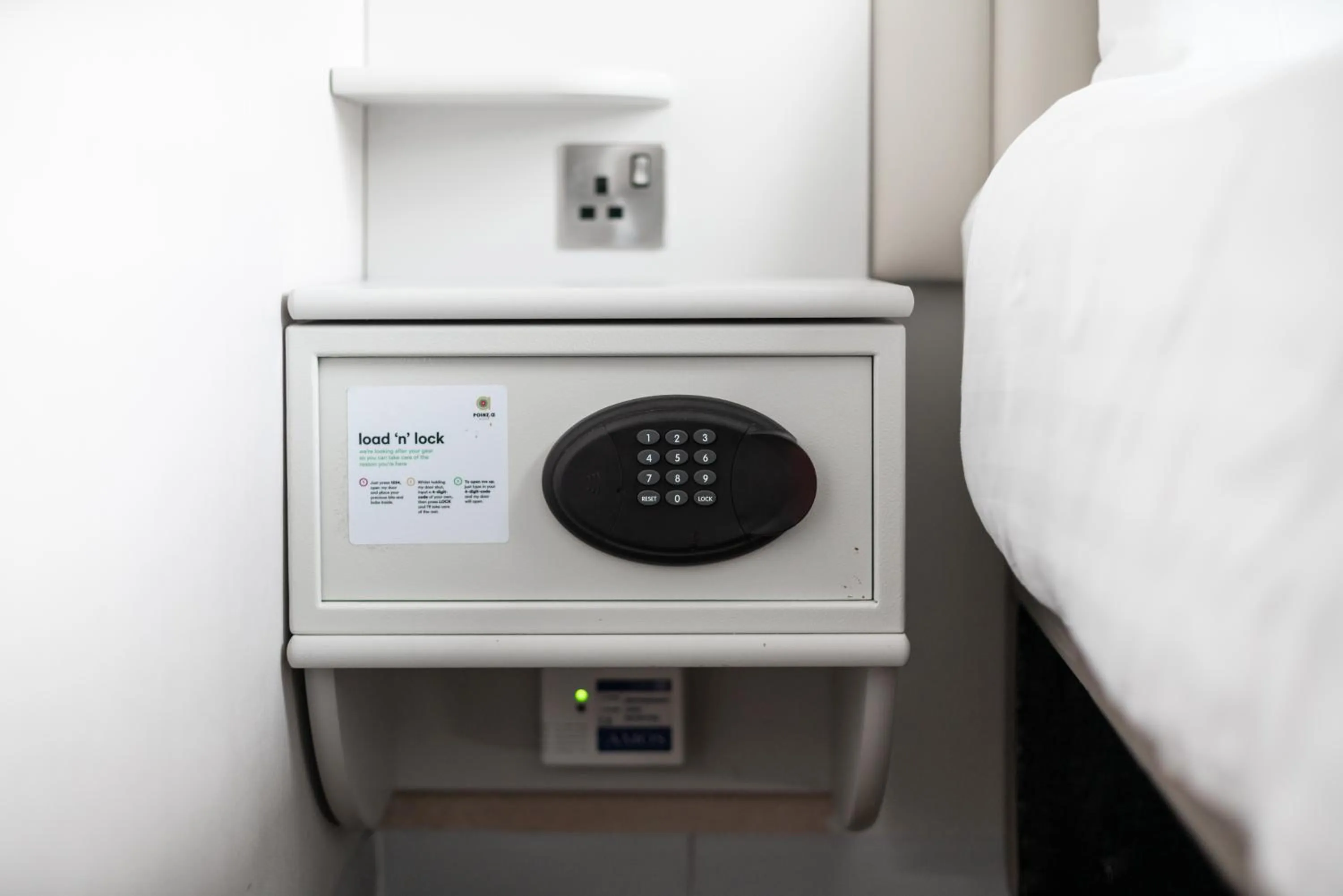 safe in Point A Hotel London Canary Wharf