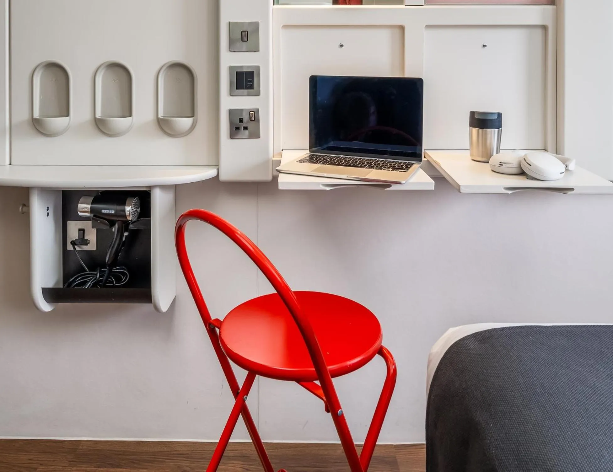 Seating area in Point A Hotel London Canary Wharf