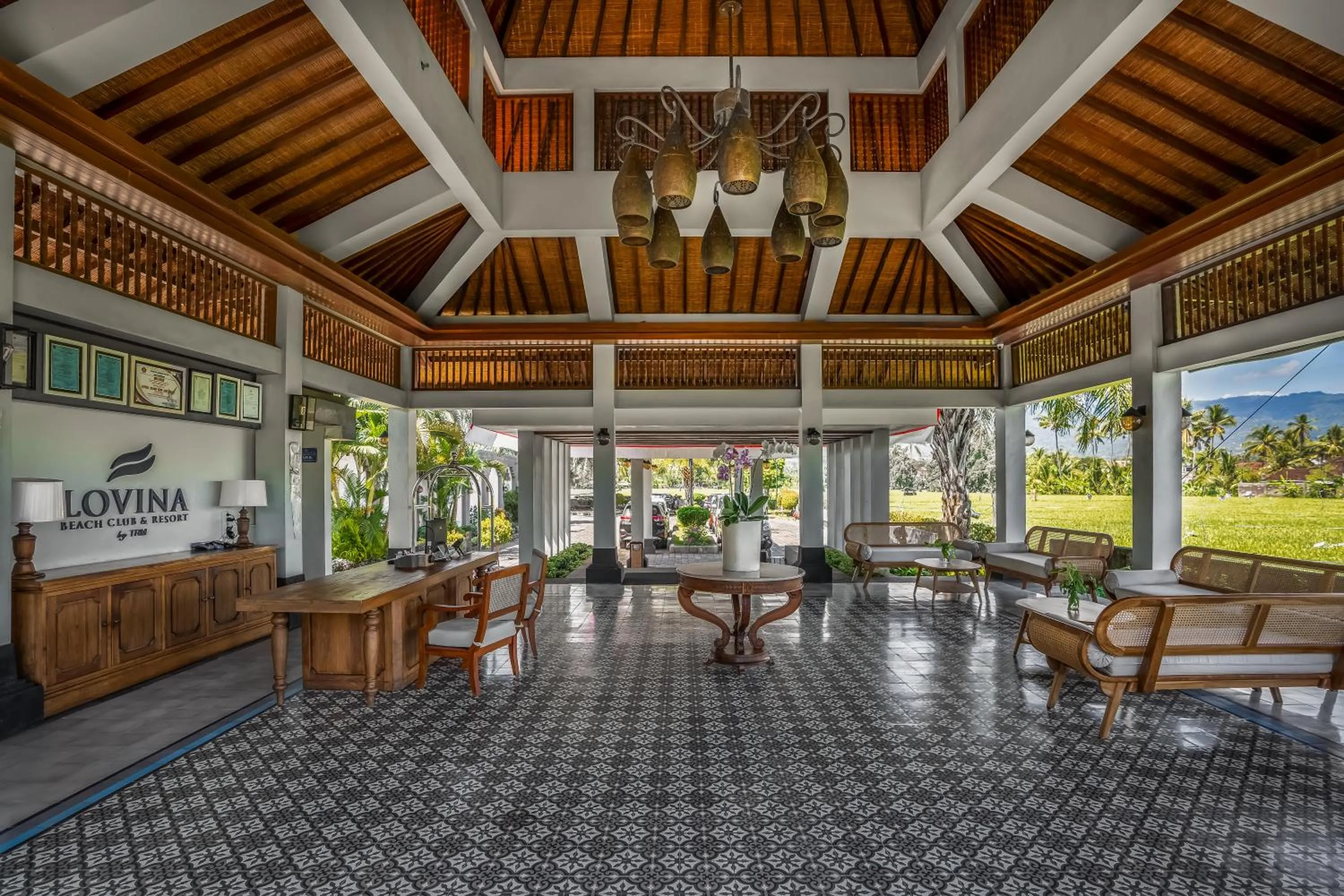Lobby or reception in Lovina Beach Club & Resort
