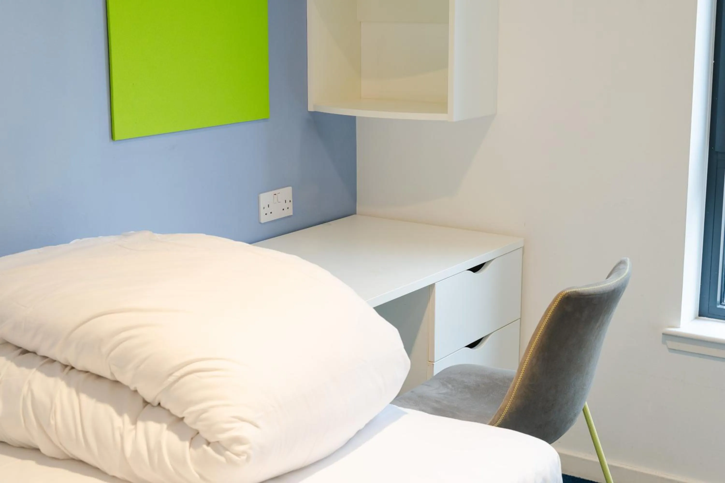 Bedroom, Bed in Destiny Student – Shrubhill (Campus Accommodation)