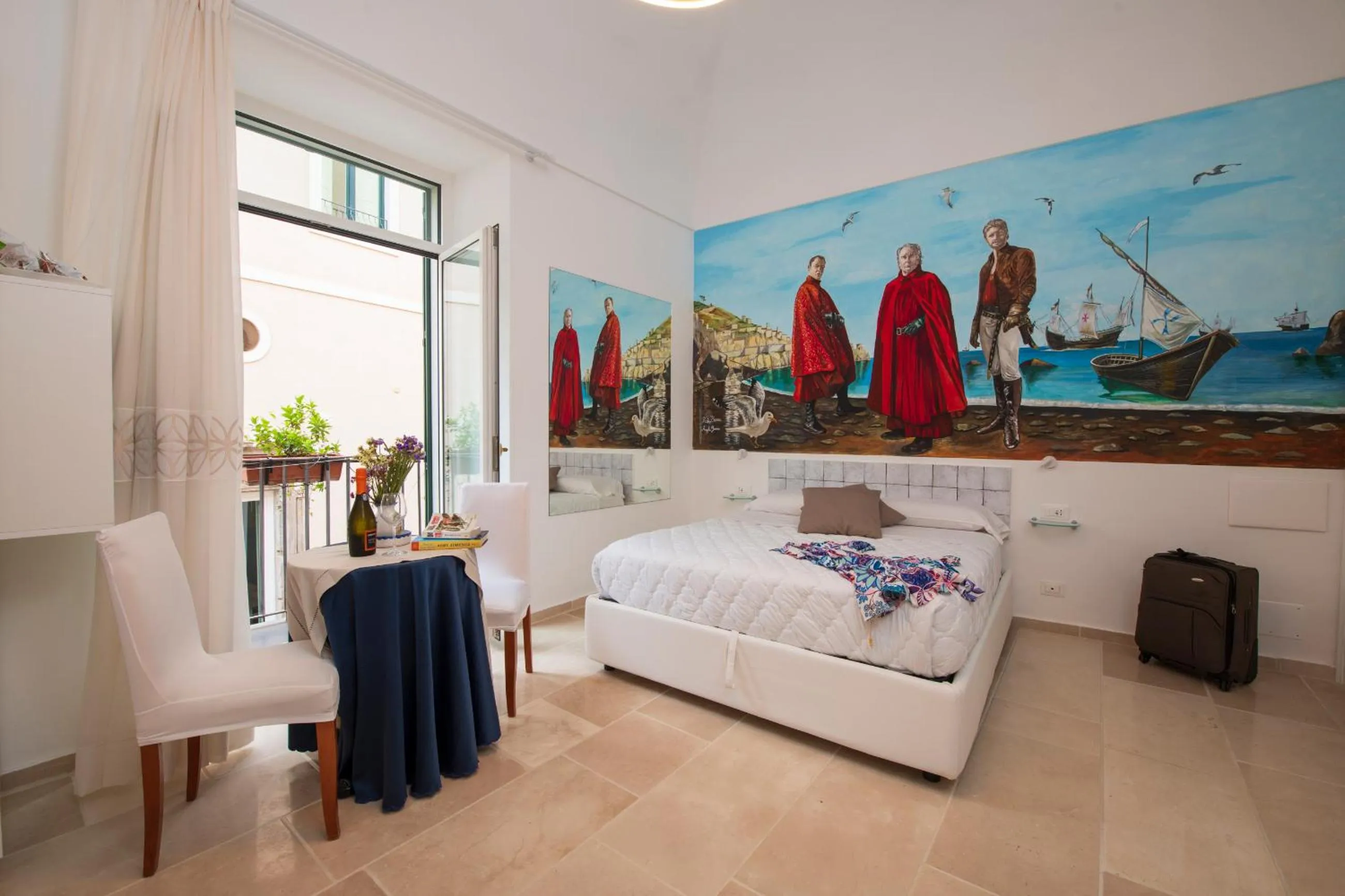 Bedroom in Hotel Antica Repubblica in Amalfi center at 100mt from the sea