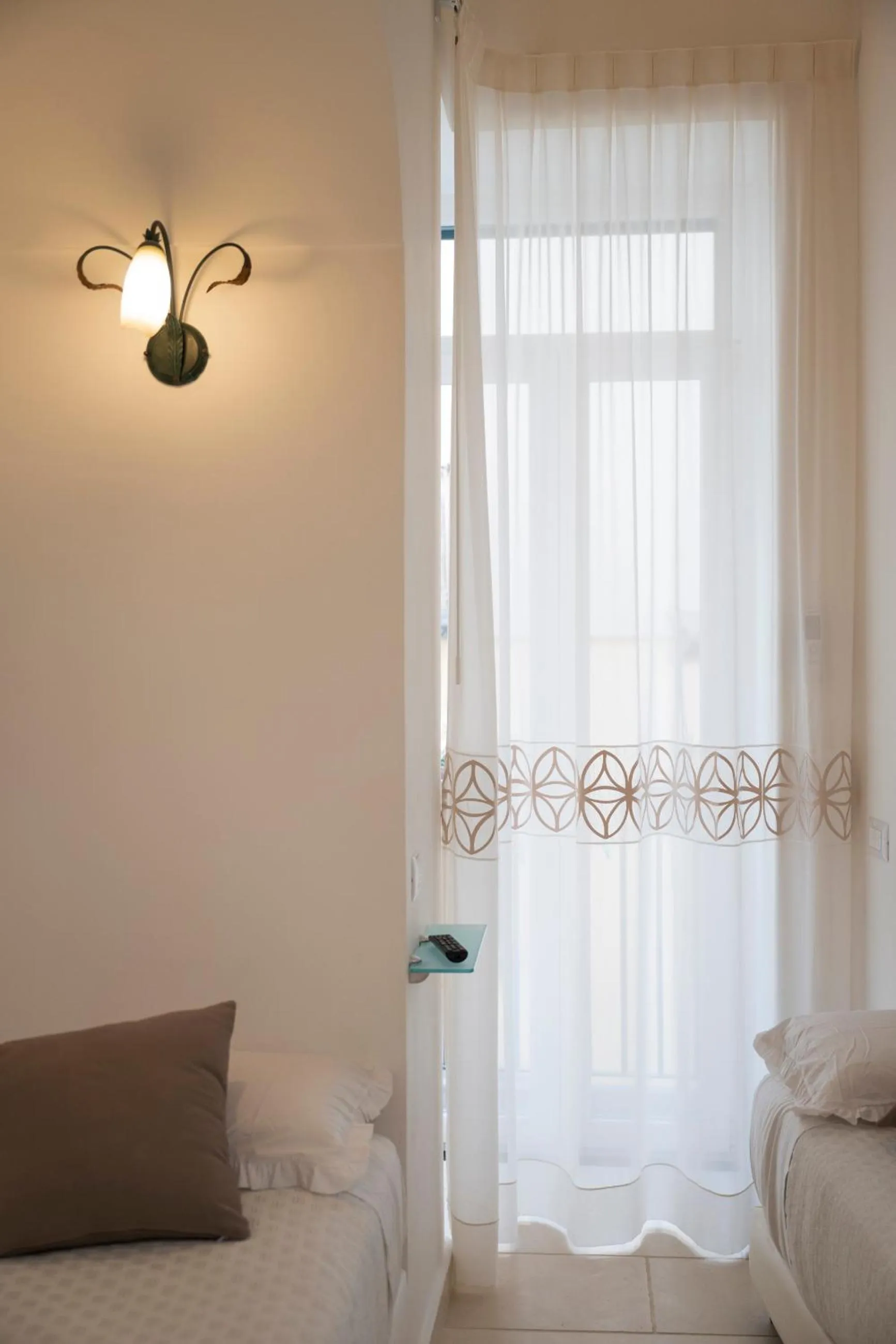 Decorative detail, Bed in Hotel Antica Repubblica in Amalfi center at 100mt from the sea