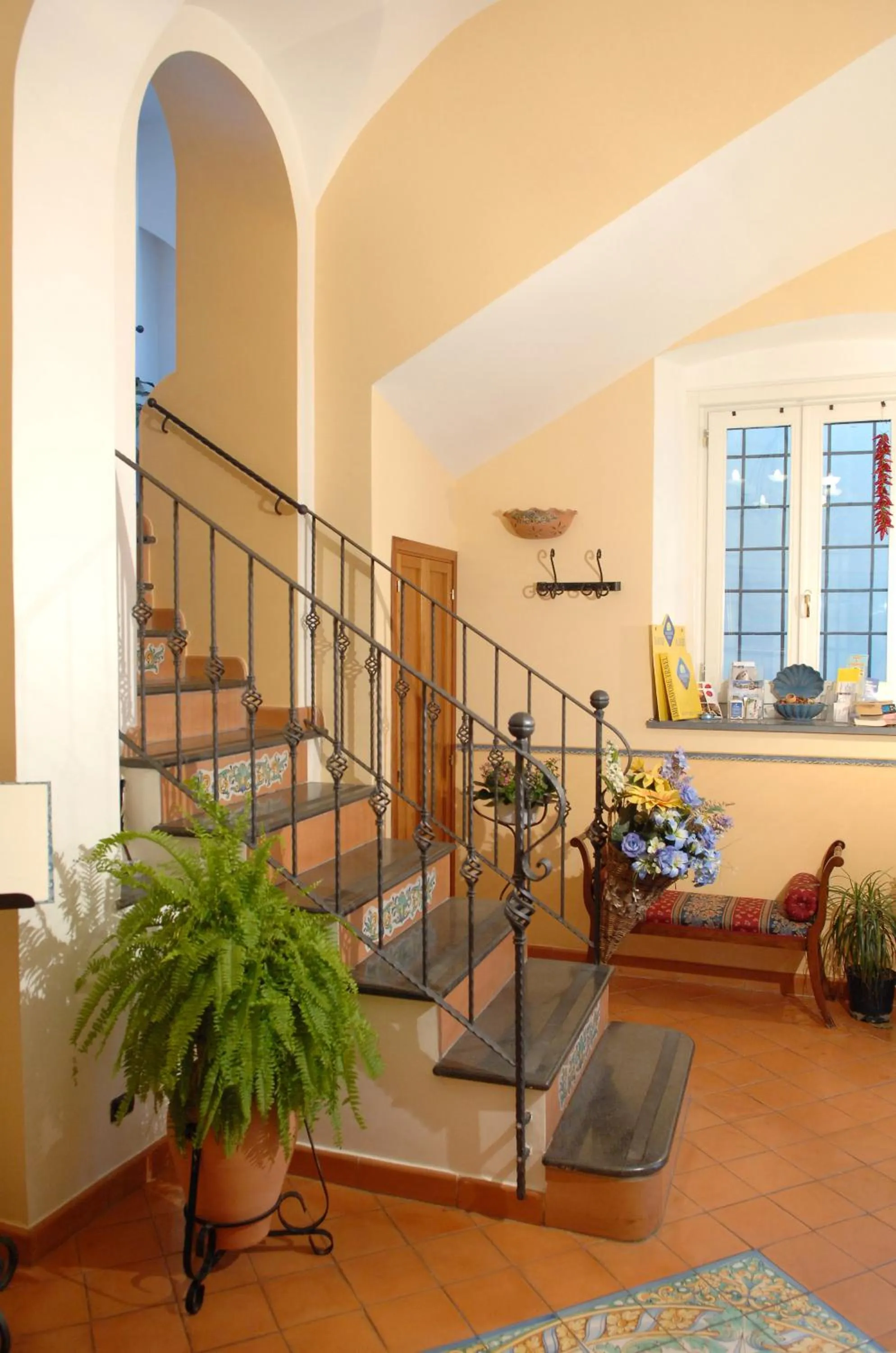 Lobby or reception in Hotel Antica Repubblica in Amalfi center at 100mt from the sea