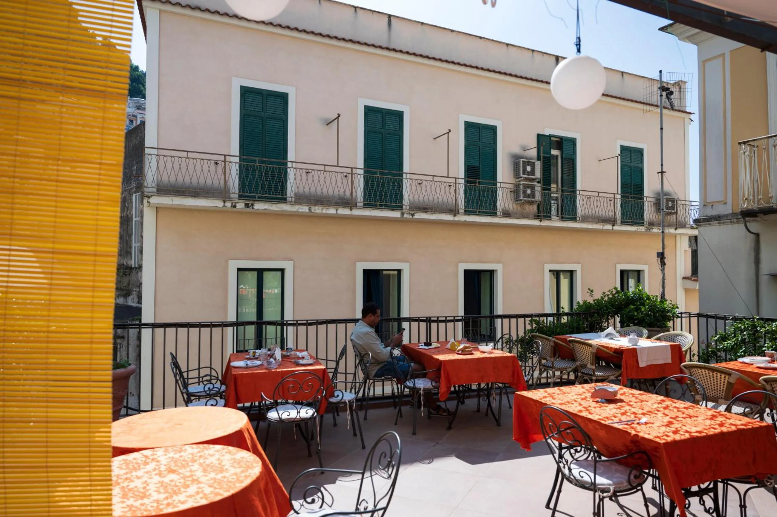 Balcony/Terrace in Hotel Antica Repubblica in Amalfi center at 100mt from the sea