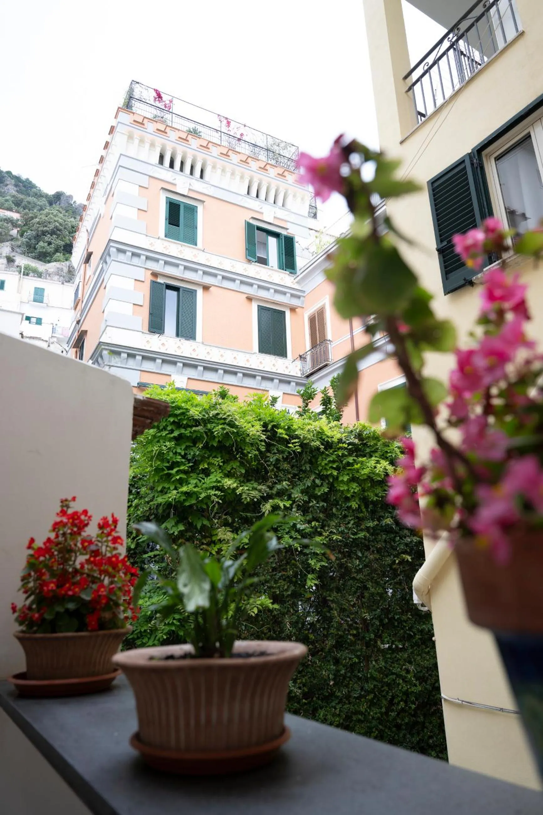 Garden view in Hotel Antica Repubblica in Amalfi center at 100mt from the sea