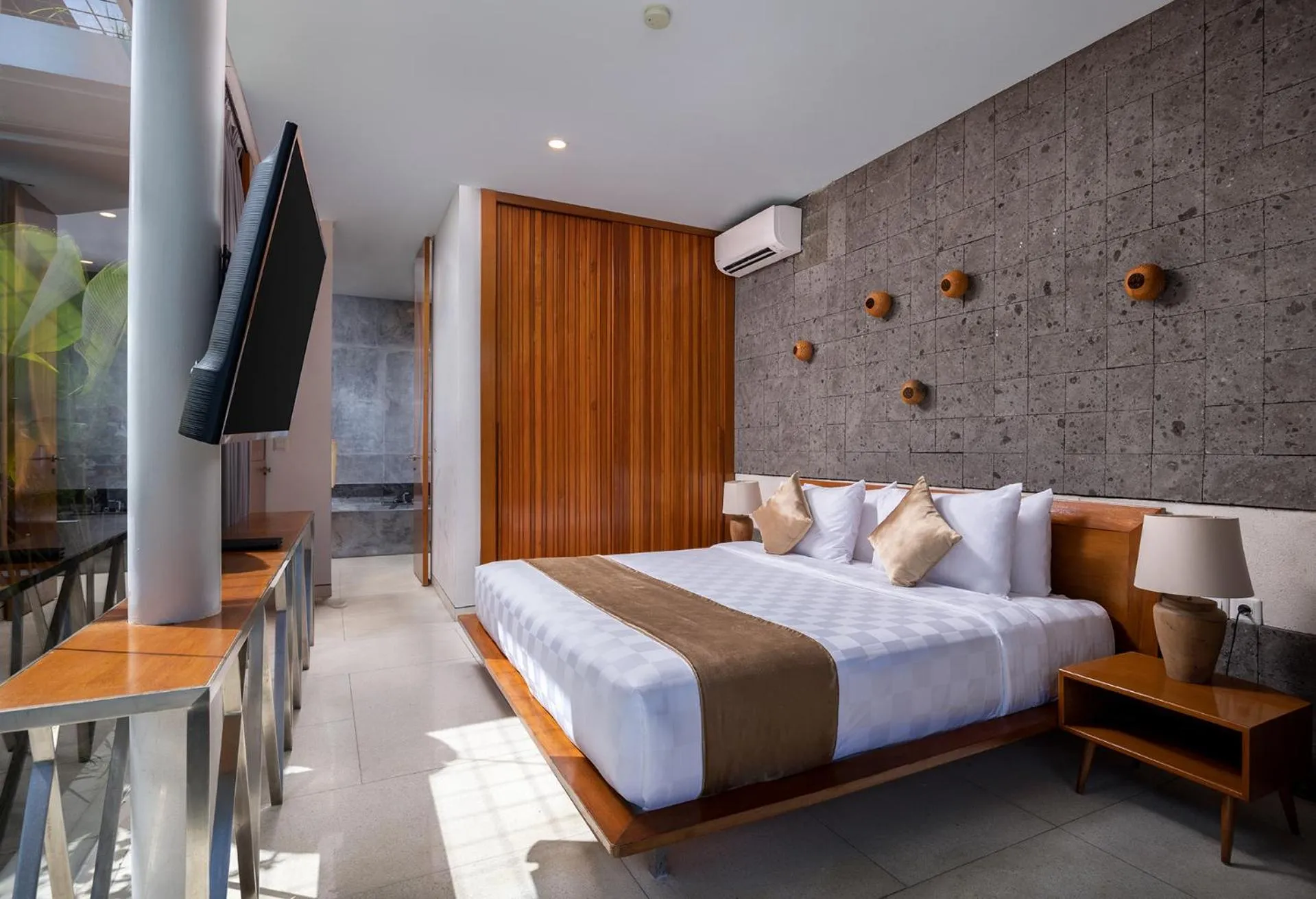 Bedroom, Bed in Hideaway Villas Bali - Uluwatu by Kanaan Hospitality