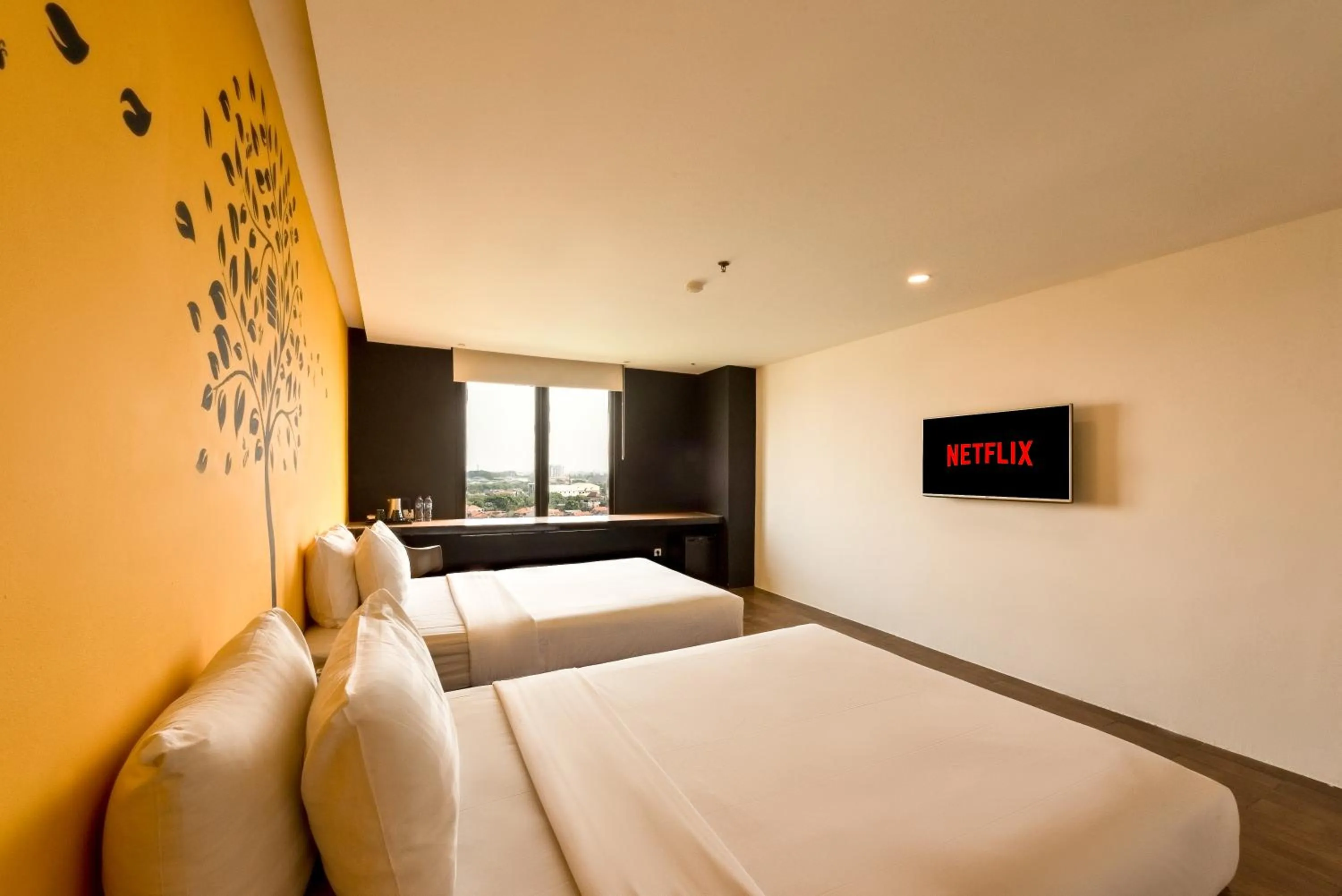 Bedroom, Bed in Yellow Bee Tangerang