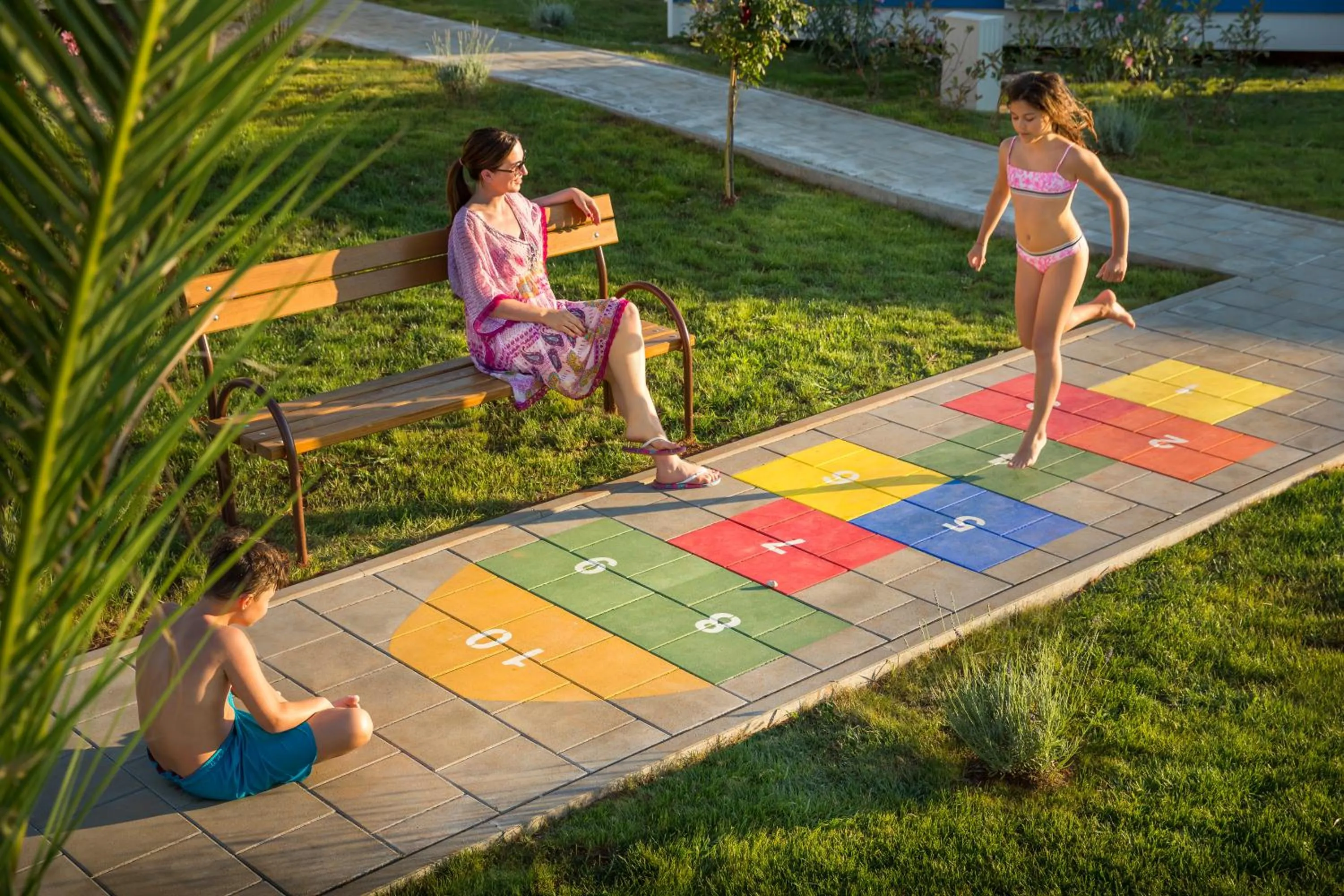 Children play ground in Aminess Maravea Camping Resort Holiday Homes - Premium