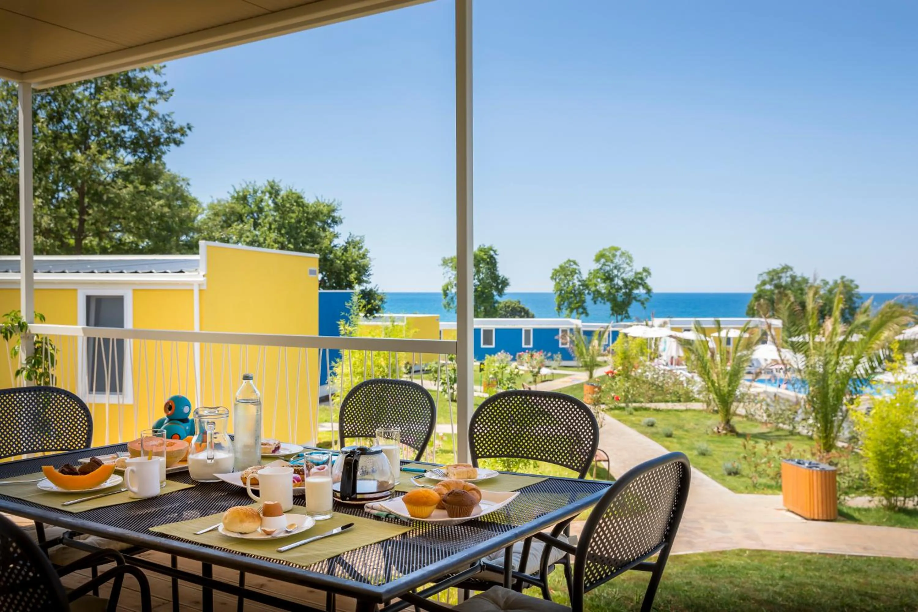 Balcony/Terrace in Aminess Maravea Camping Resort Holiday Homes - Premium